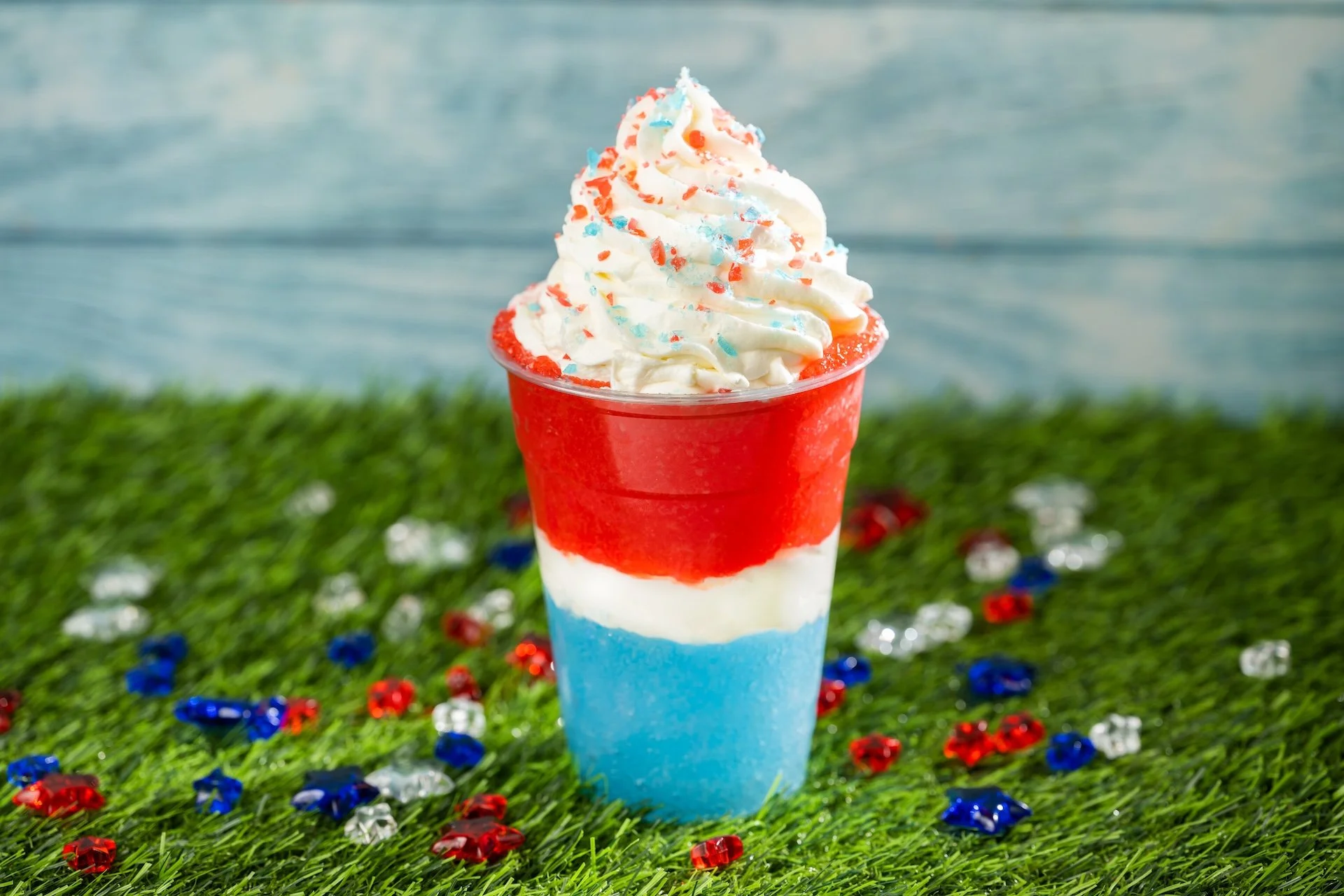 Red White and Blue Slushy from Liberty Square Markey