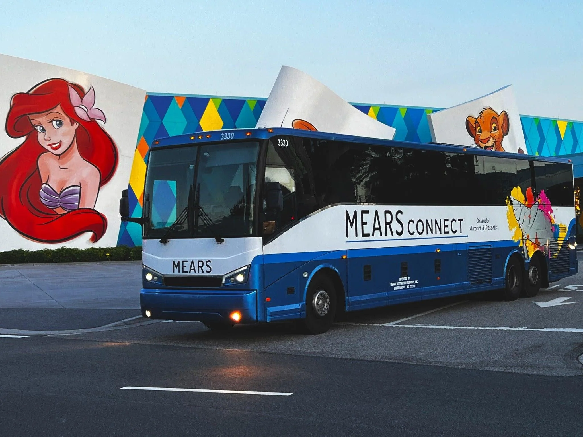 Mears connect shuttle bus