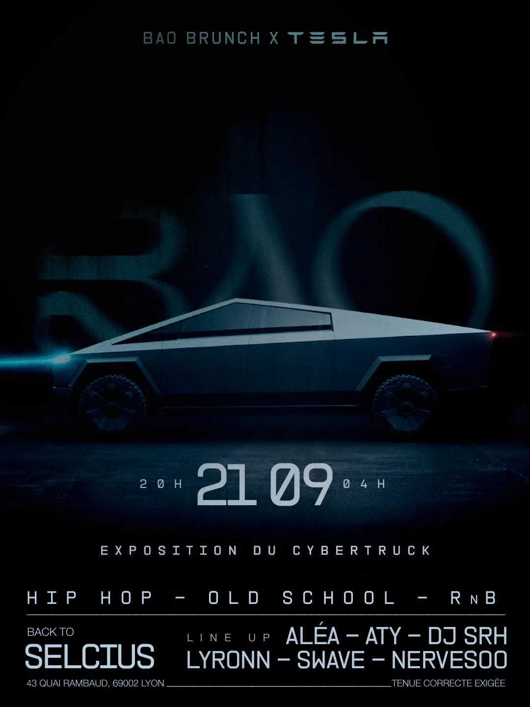 FAIRE VENIR UN CYBER TRUCK A SON EVENEMENT