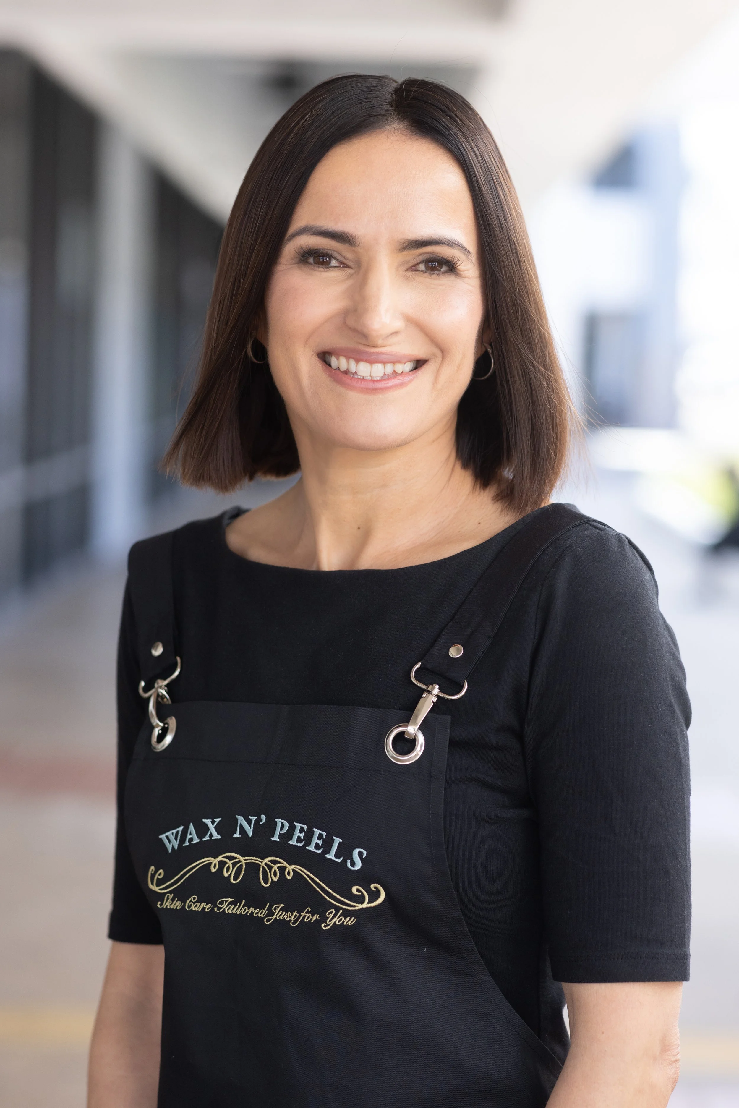 Perla, licensed esthetician and owner of Wax n' Peels in Monrovia, California.