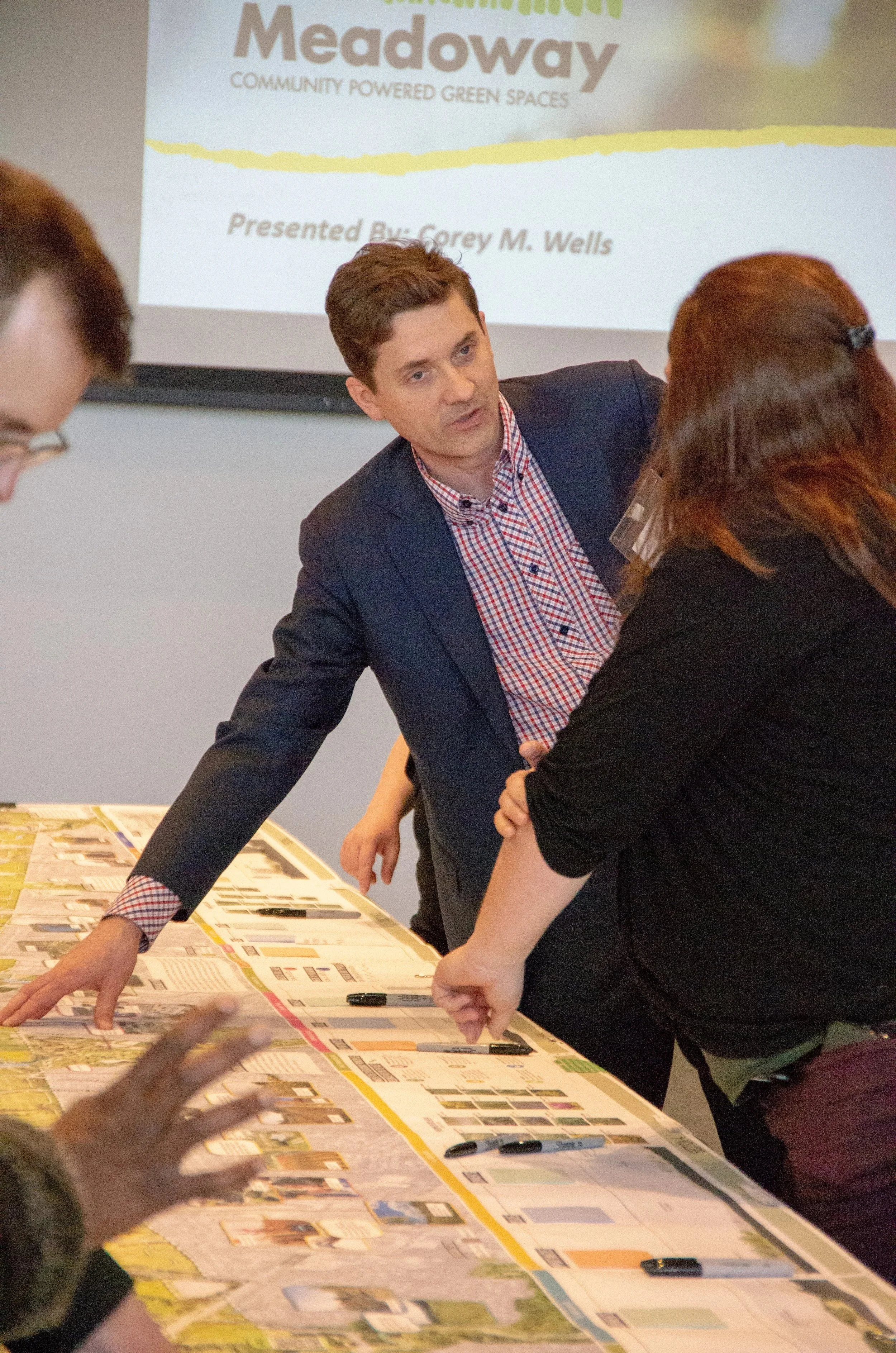 Kulig studio at Public Meeting - Meadoway