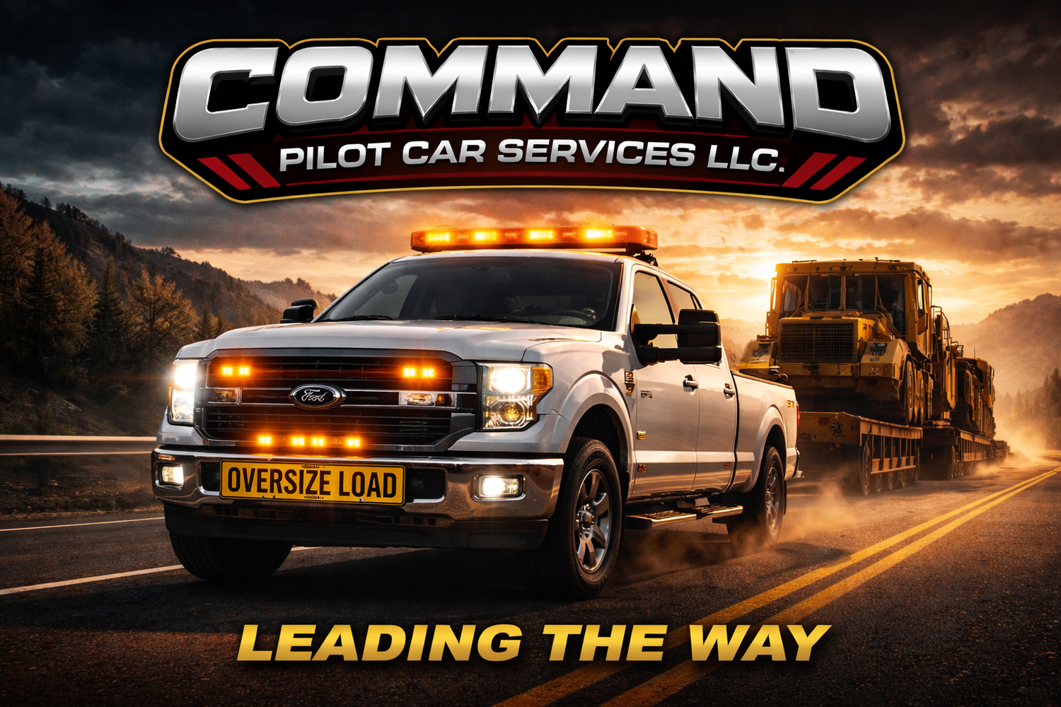 *** COMMAND Pilot Car Services LLC *** 854-894-2236                          