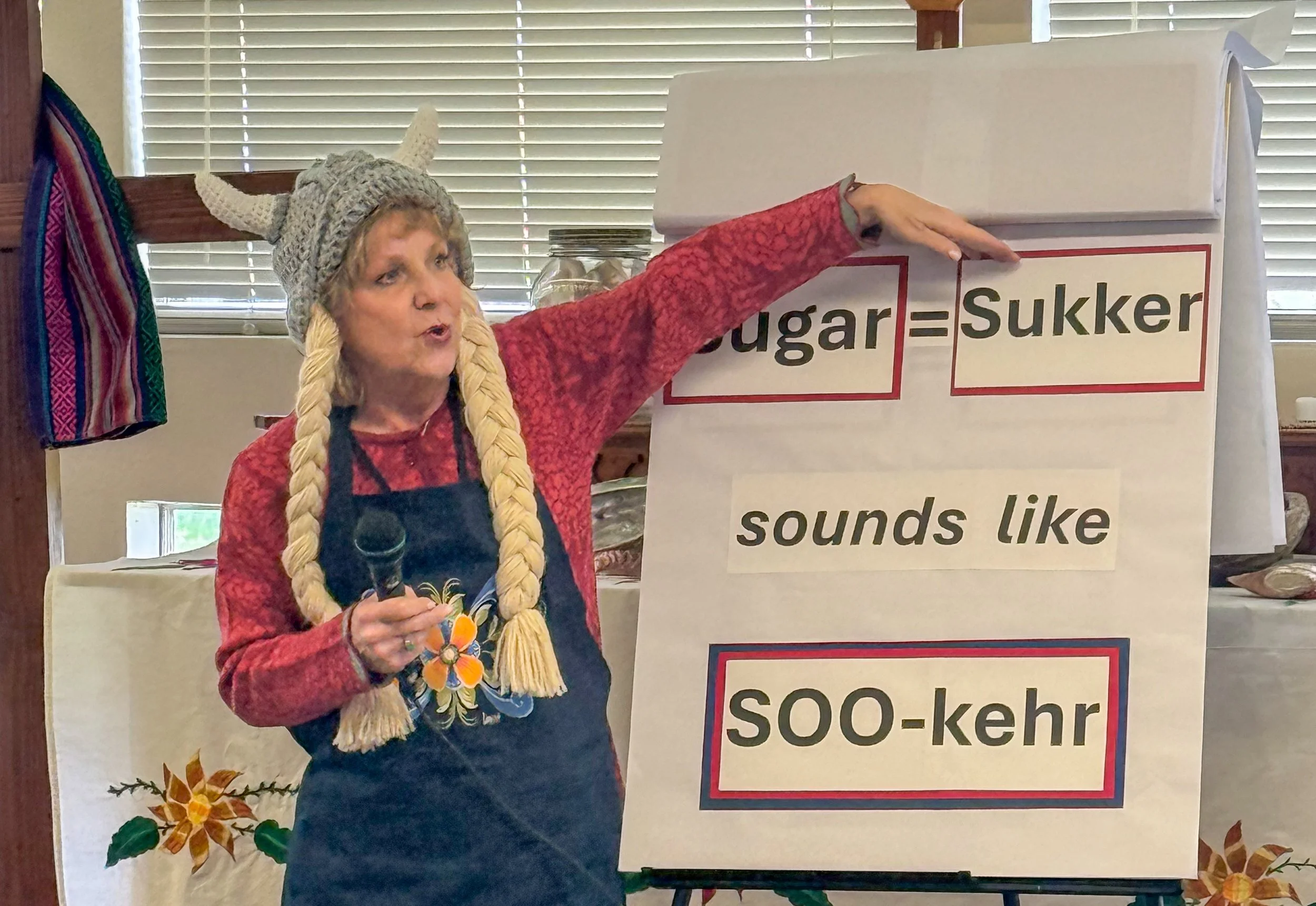 Skaði March 2026 Meeting - Woven Hearts and Baking Demonstrations