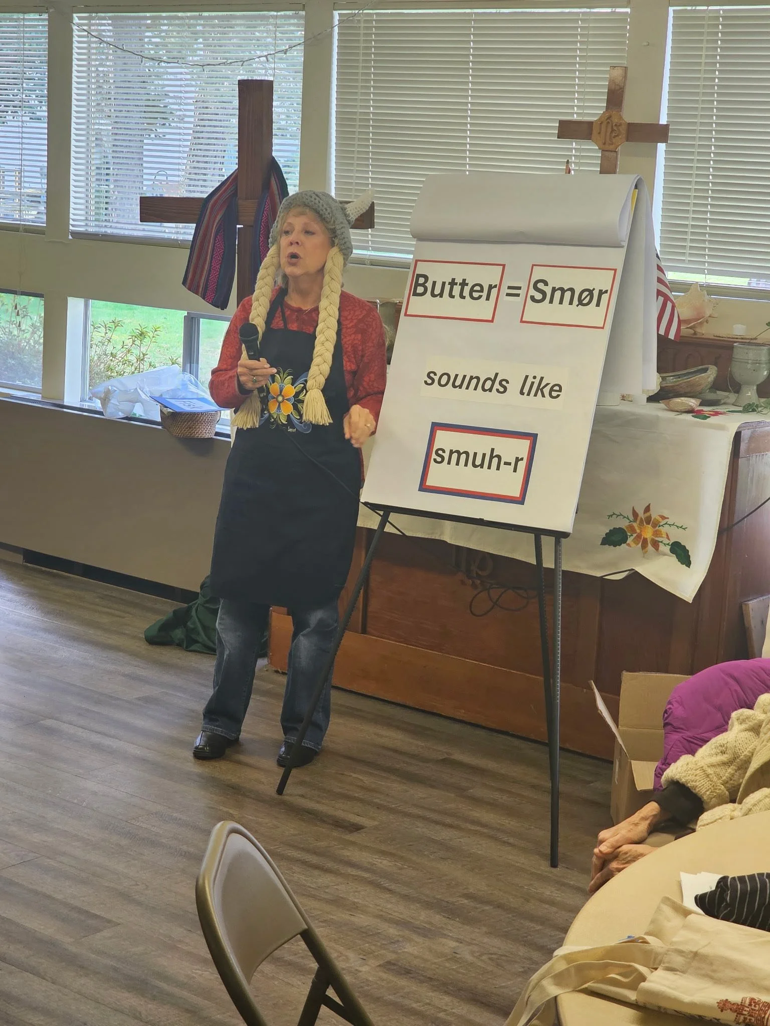 Skaði March 2026 Meeting - Woven Hearts and Baking Demonstrations