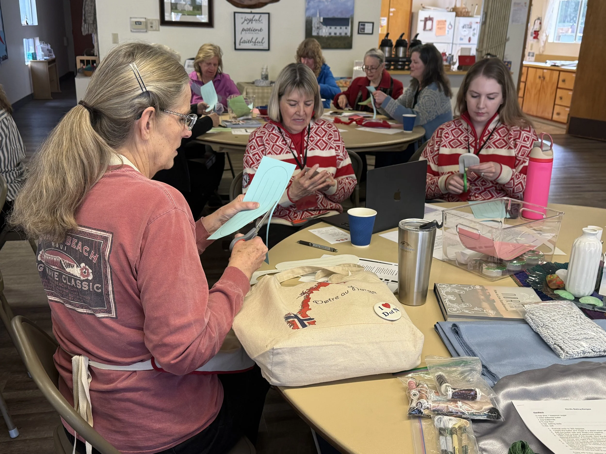 Skaði March 2026 Meeting - Woven Hearts and Baking Demonstrations