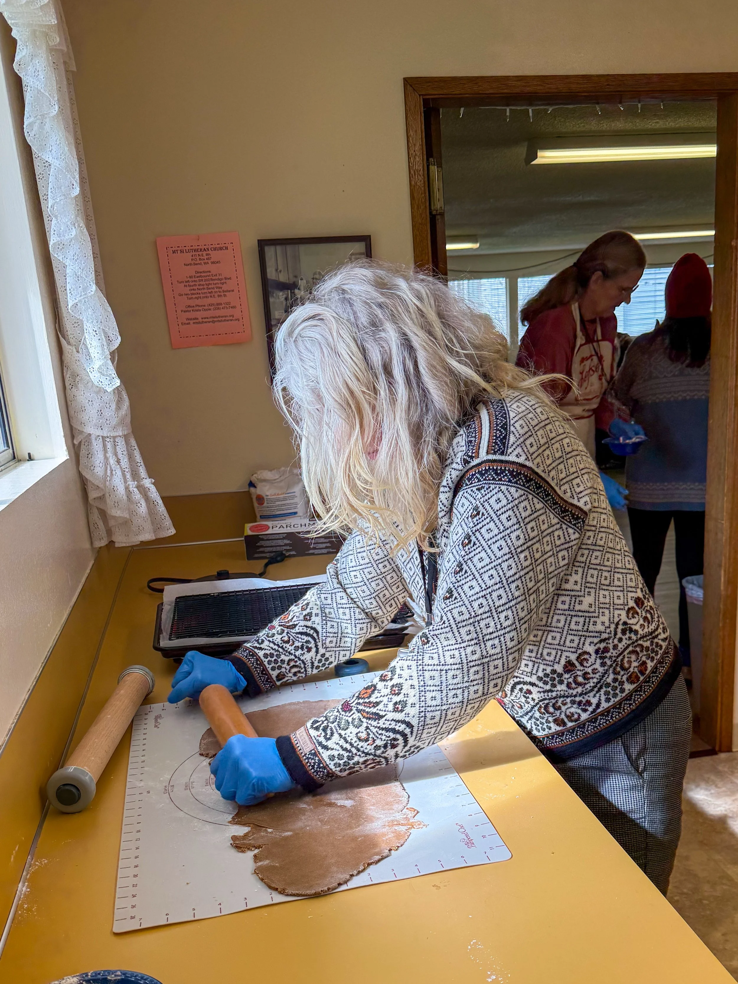 Skaði March 2026 Meeting - Woven Hearts and Baking Demonstrations
