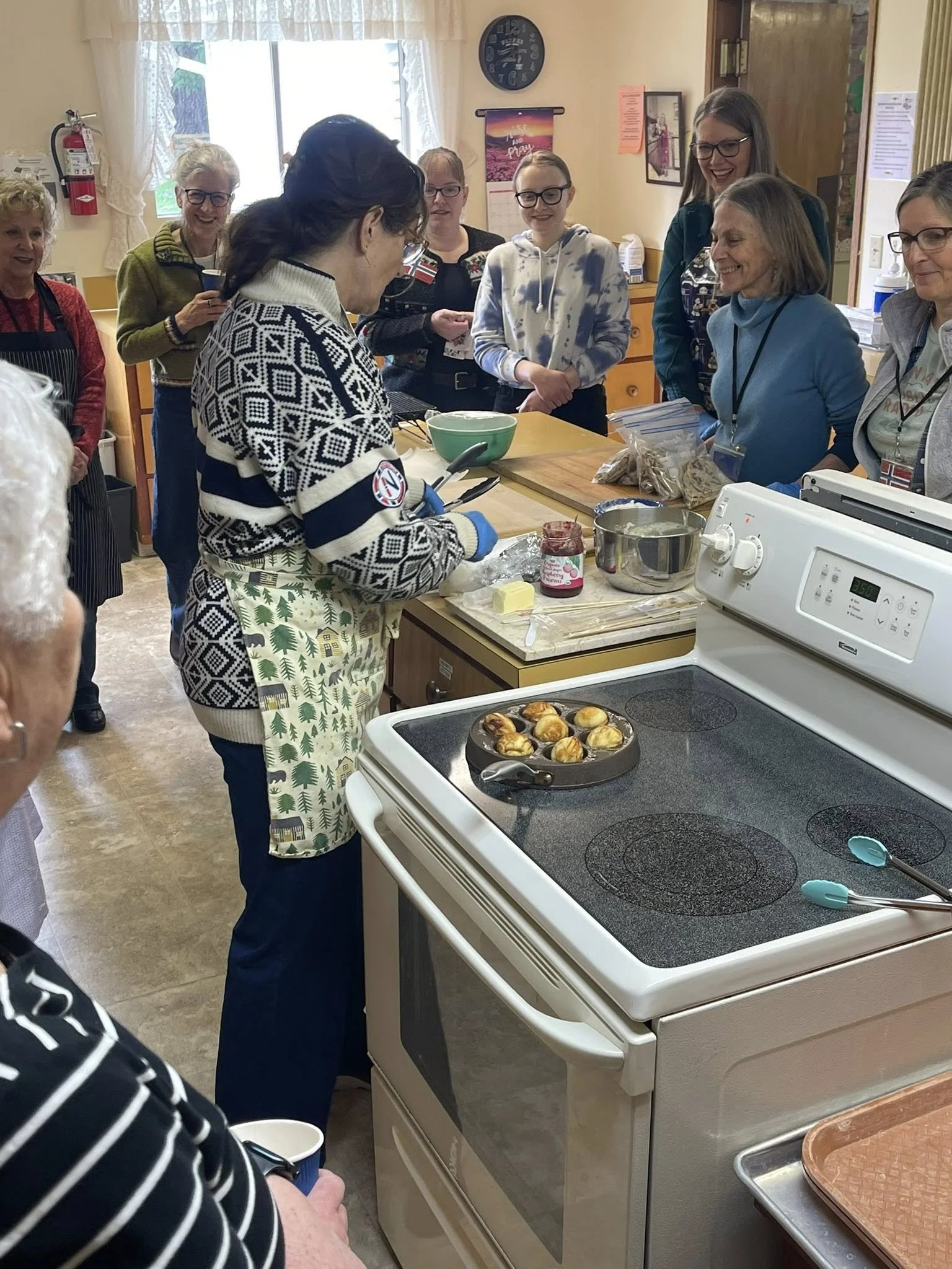 Skaði March 2026 Meeting - Woven Hearts and Baking Demonstrations