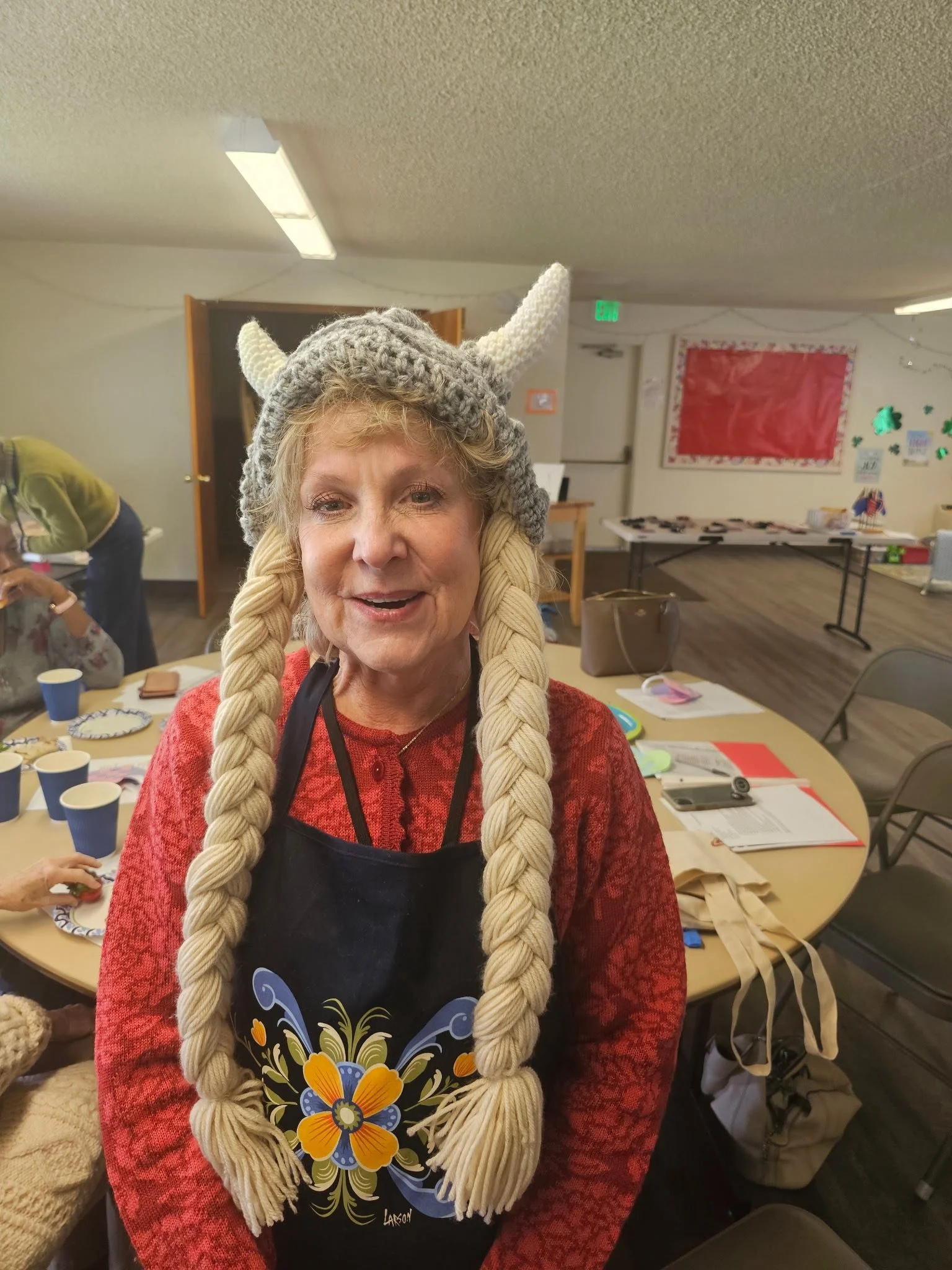 Skaði March 2026 Meeting - Woven Hearts and Baking Demonstrations