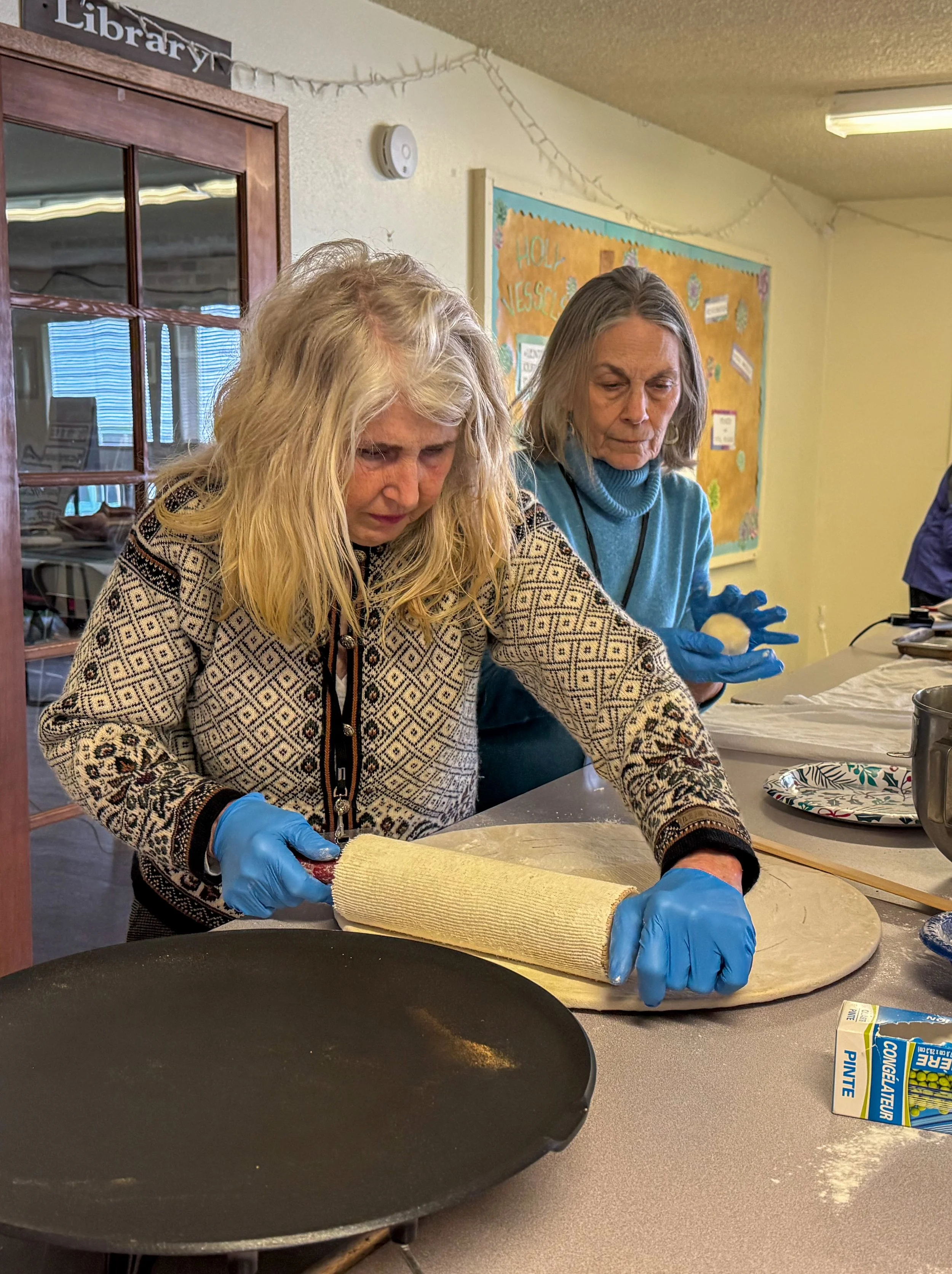 Skaði March 2026 Meeting - Woven Hearts and Baking Demonstrations