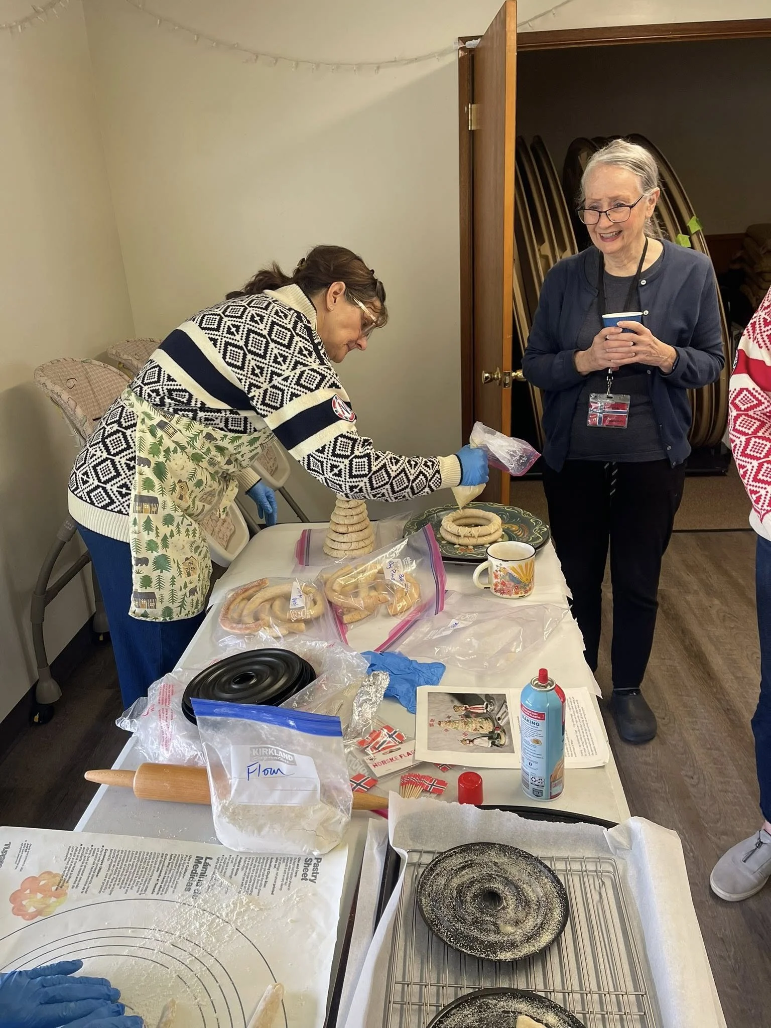 Skaði March 2026 Meeting - Woven Hearts and Baking Demonstrations