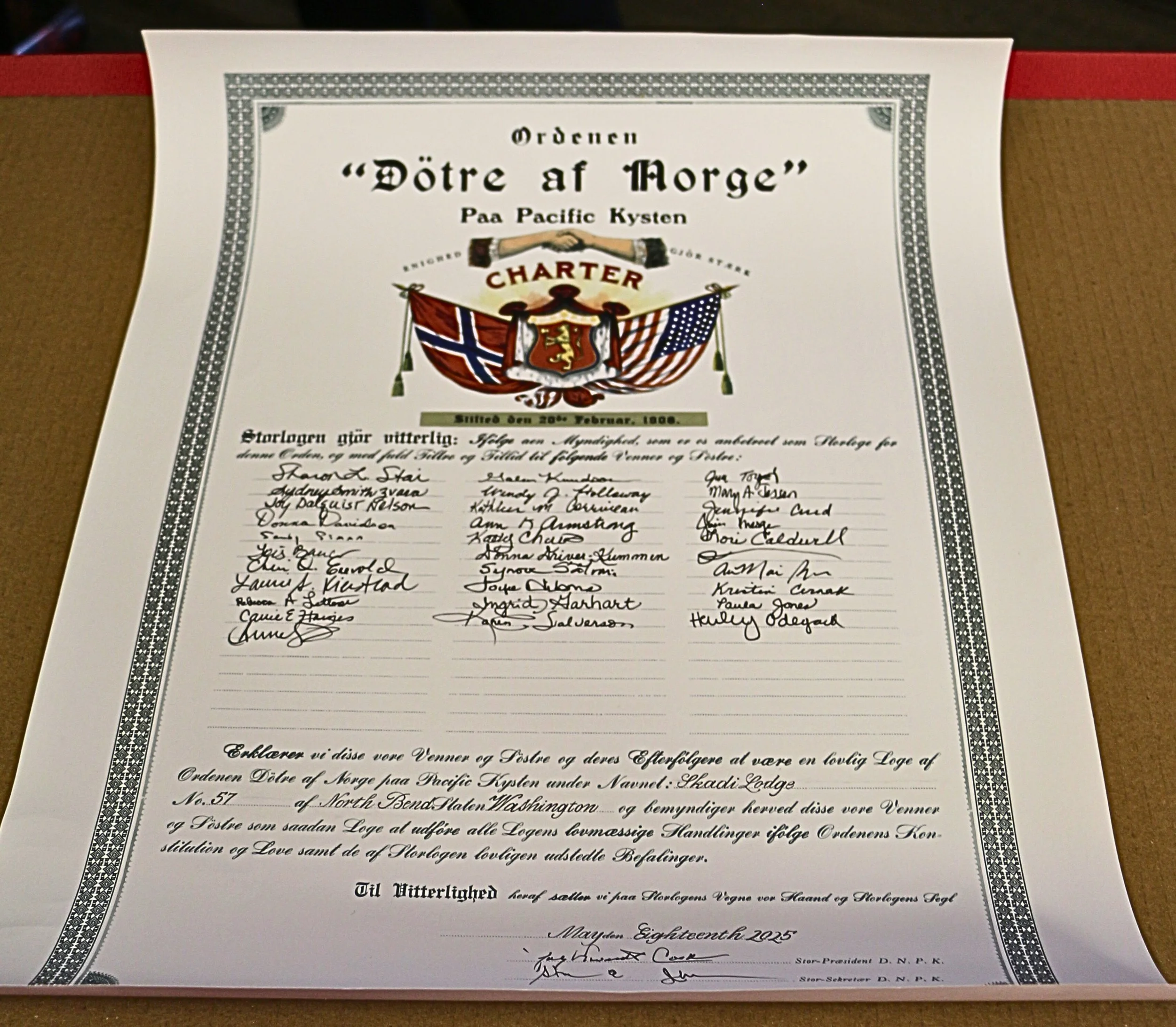 Skadi Lodge May 2026 Meeting - Institution, Installment and Initiation.