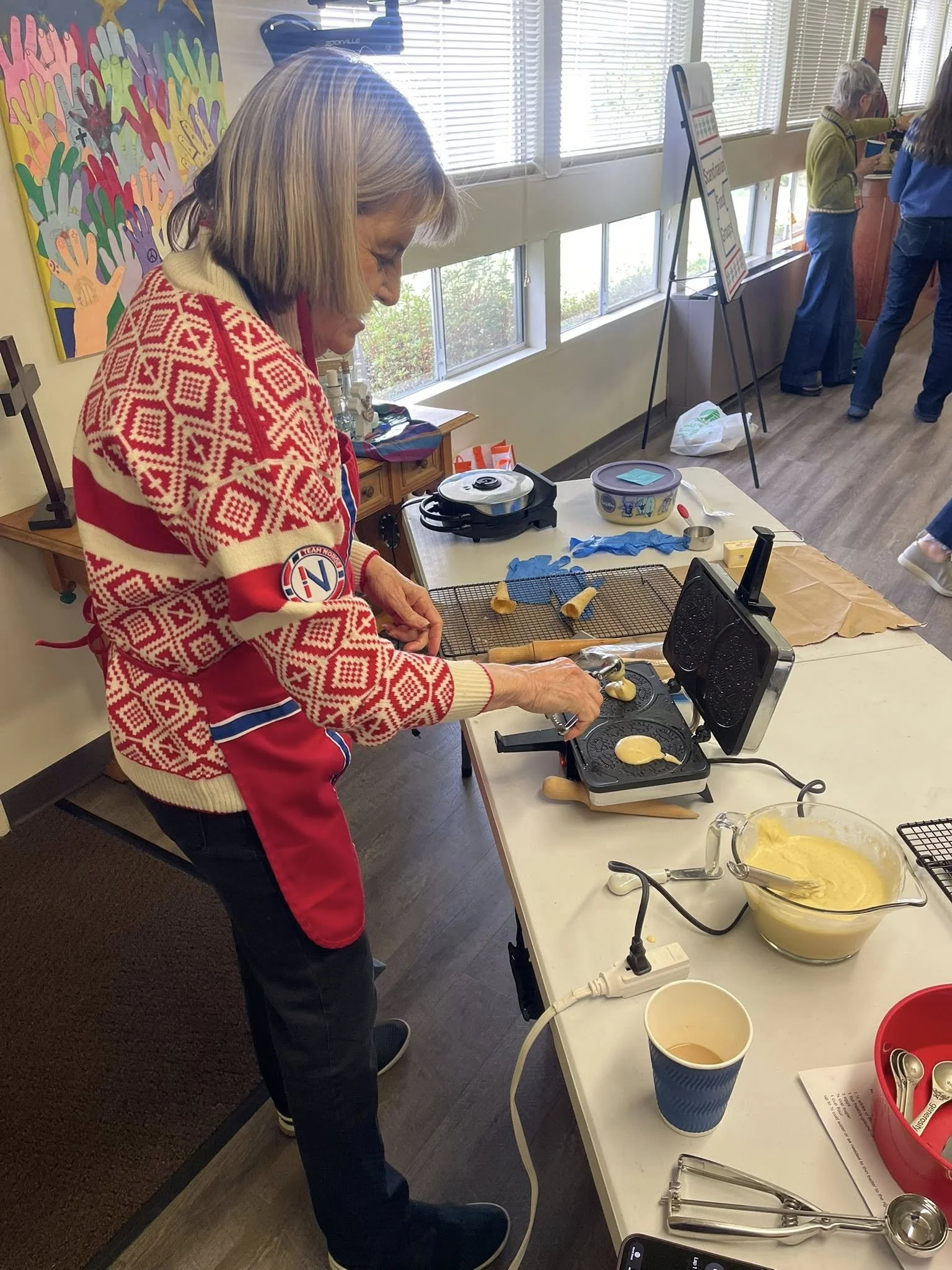 Skaði March 2026 Meeting - Woven Hearts and Baking Demonstrations