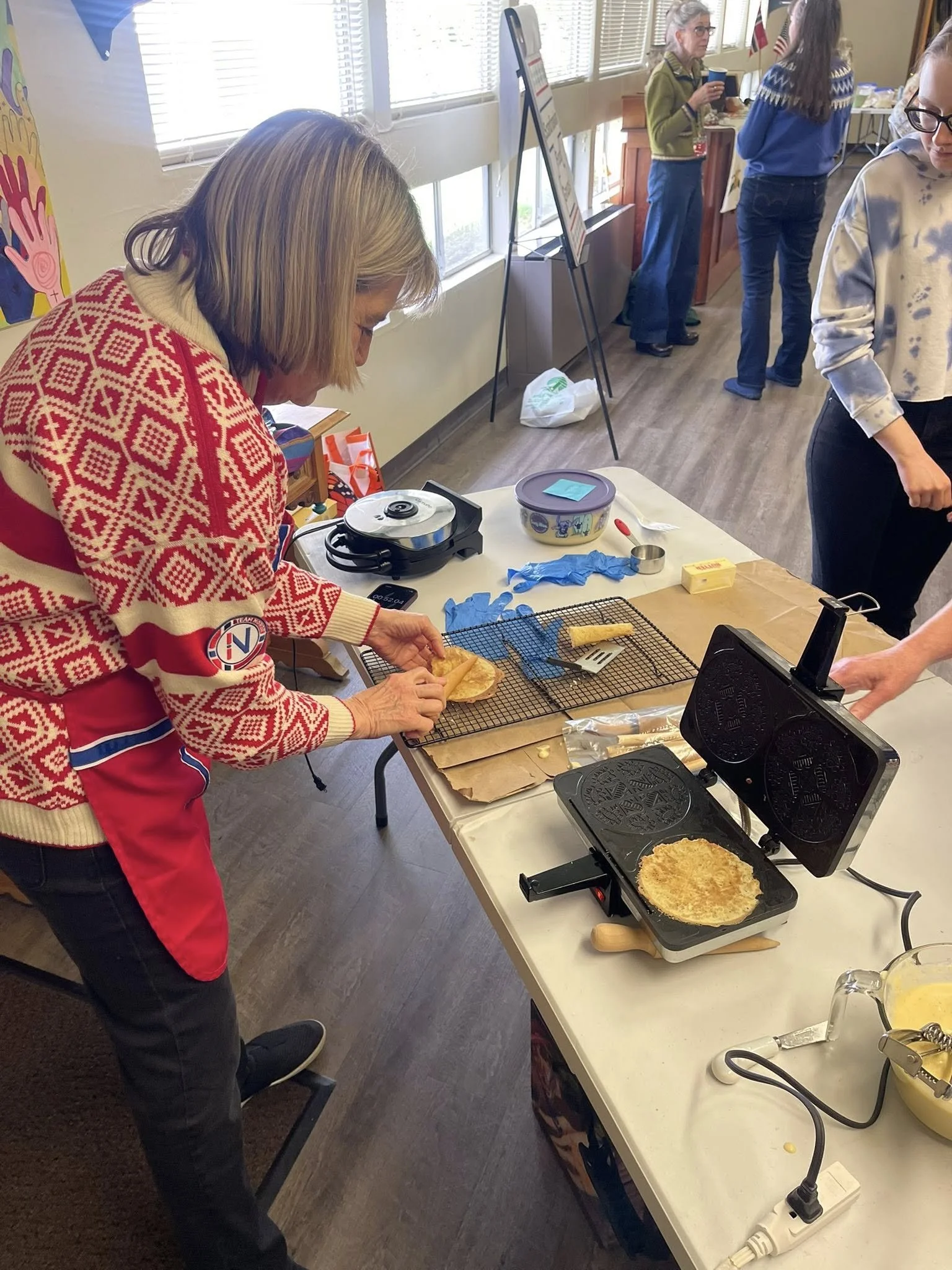 Skaði March 2026 Meeting - Woven Hearts and Baking Demonstrations