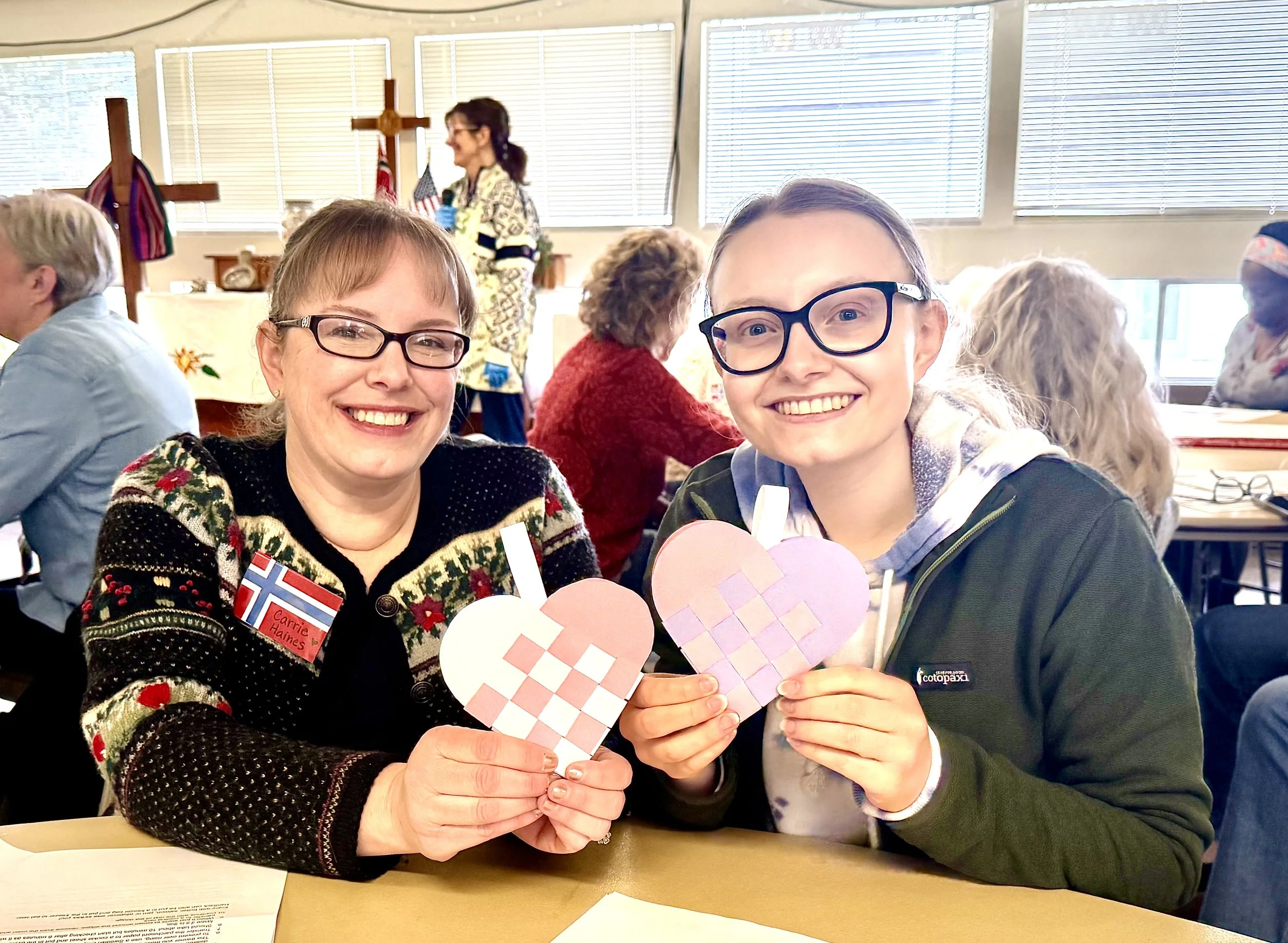 Skaði March 2026 Meeting - Woven Hearts and Baking Demonstrations