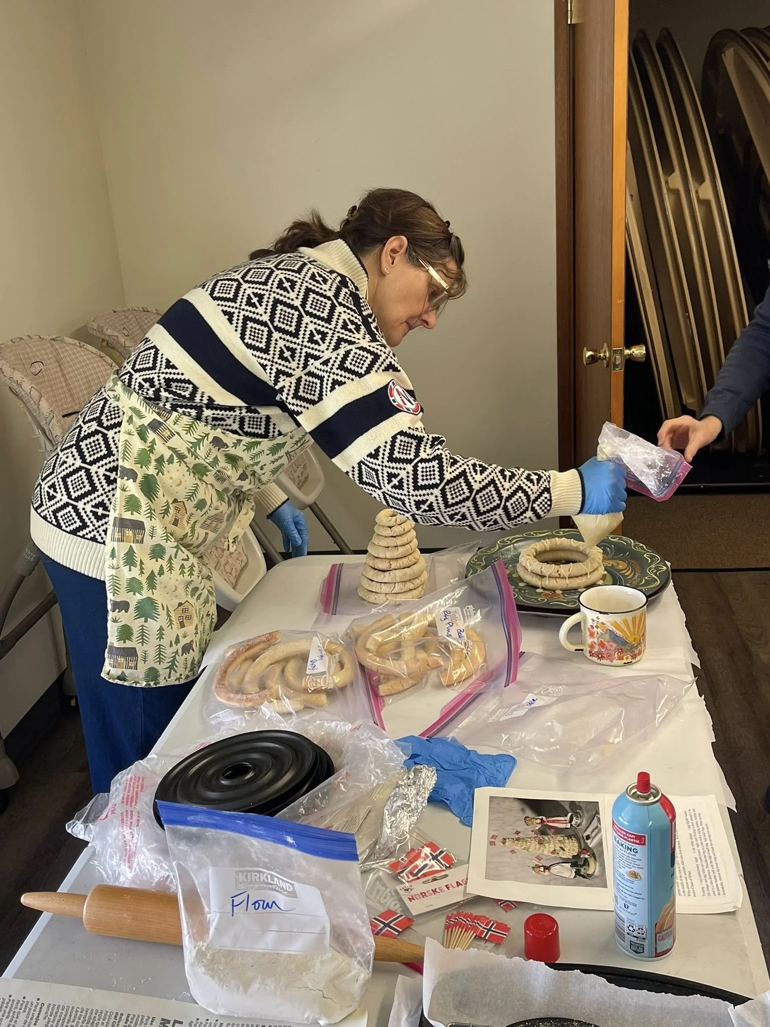 Skaði March 2026 Meeting - Woven Hearts and Baking Demonstrations