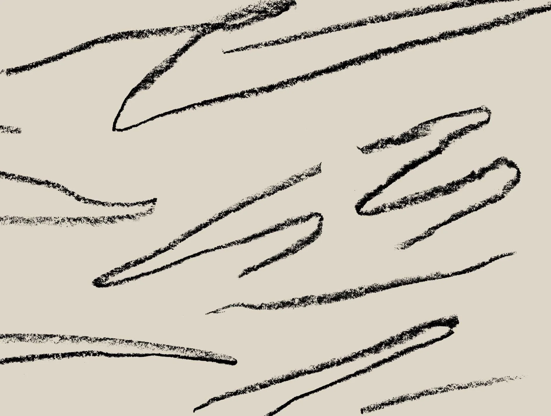 Hand-Drawn Pastel Markings