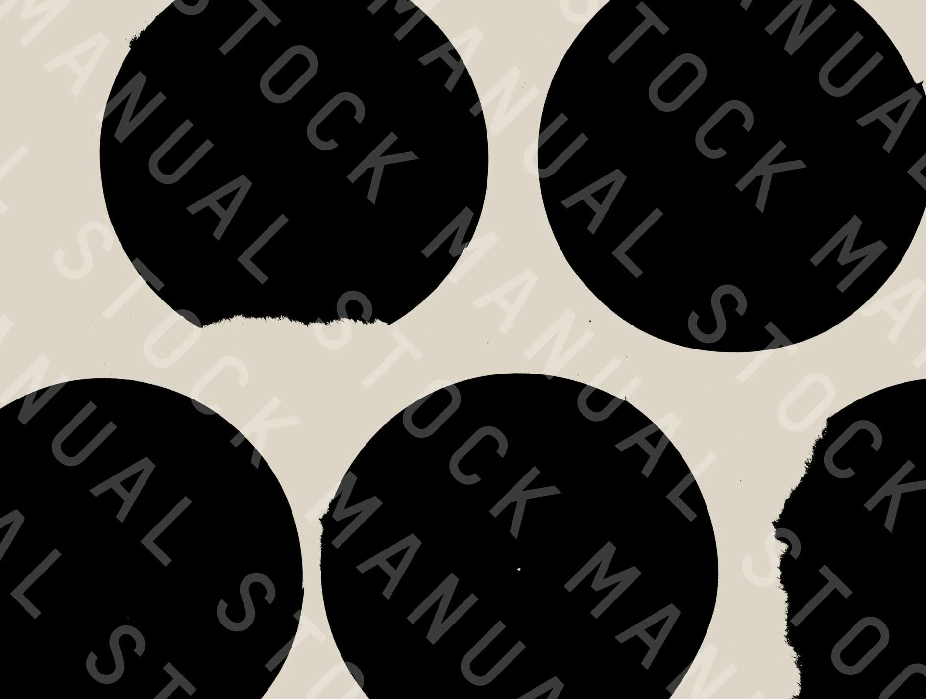 Hand cut, high-res circles cut out of paper for graphic designers asset library