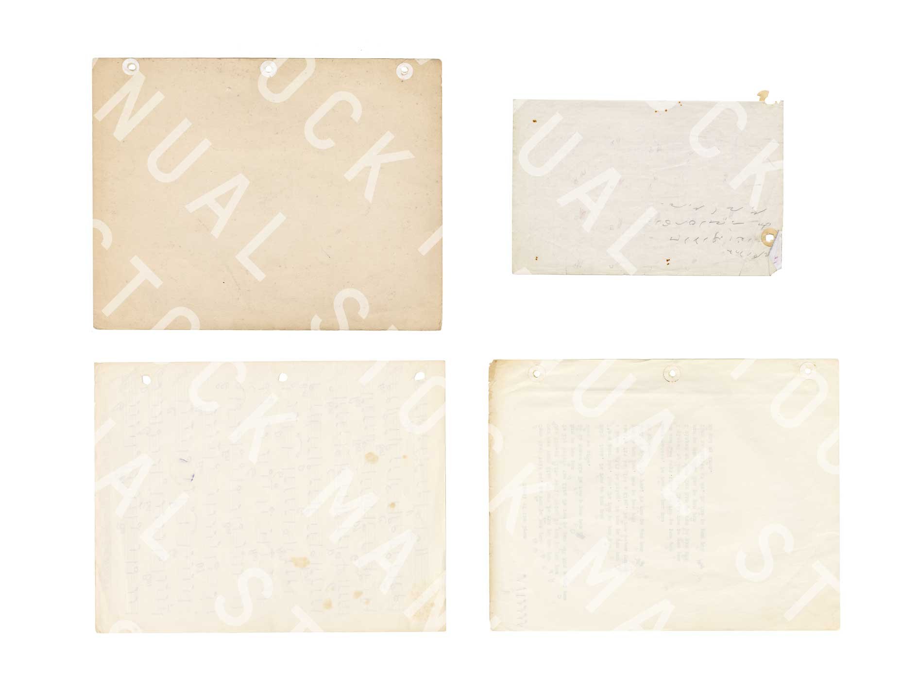 High-res scanned binder paper for graphic designers asset library