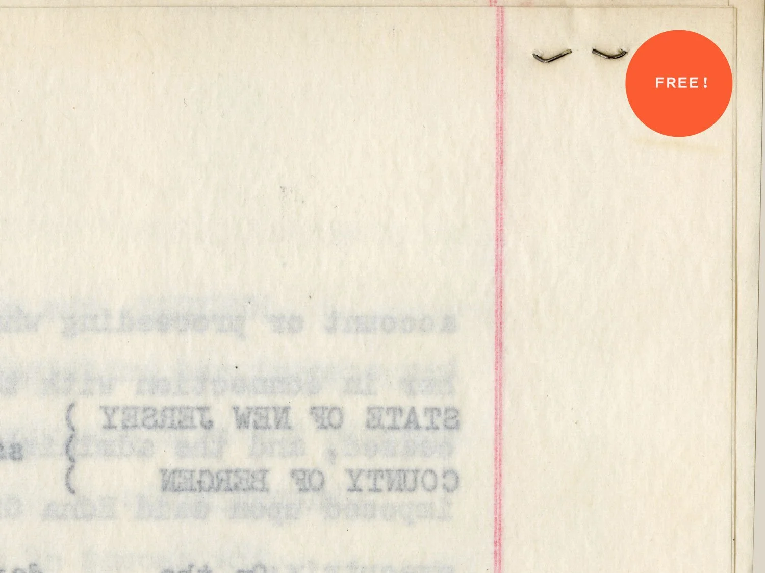 FREE! High Res Vintage Folded Paper Texture