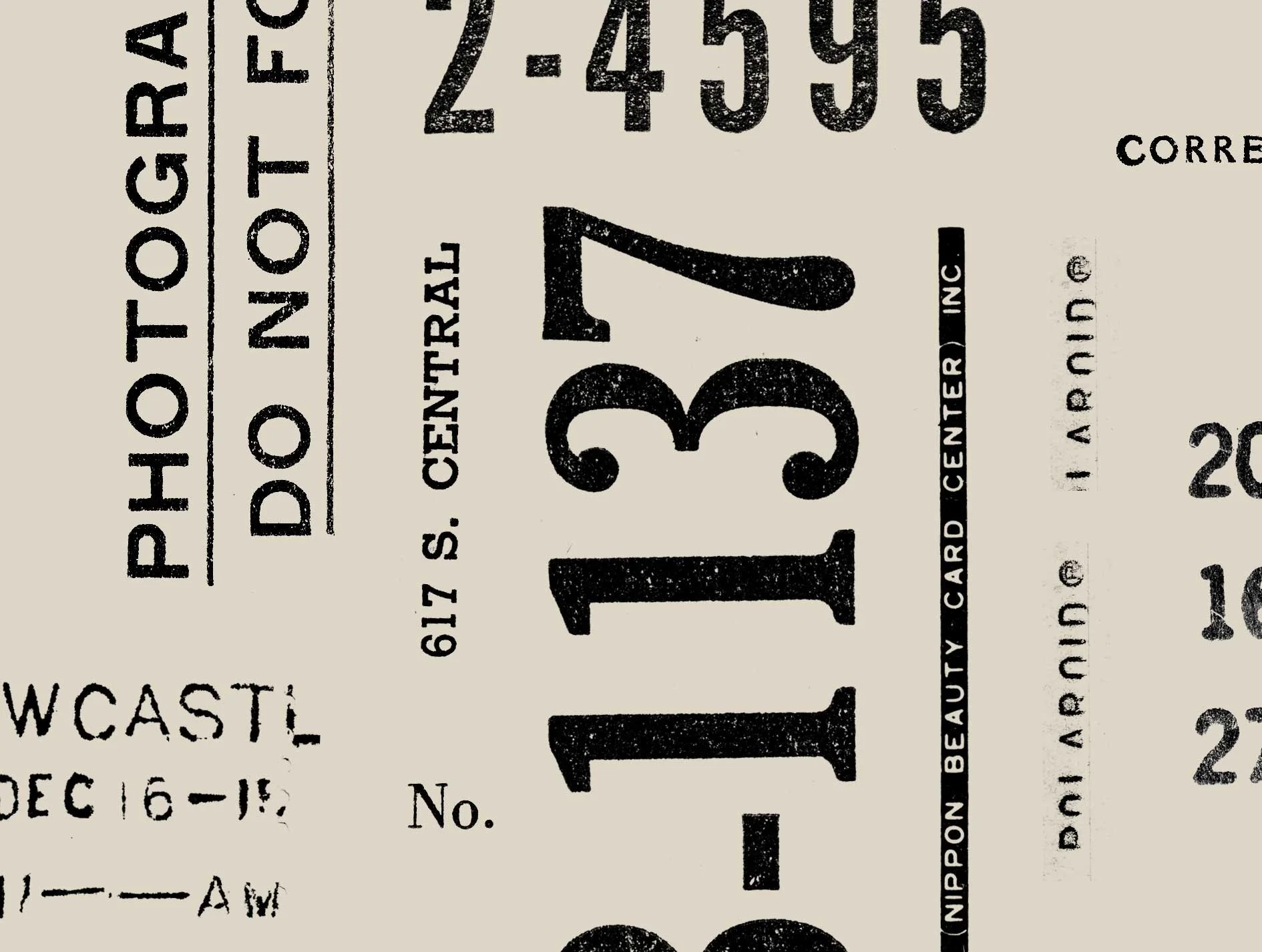 Vintage Random Type Bits