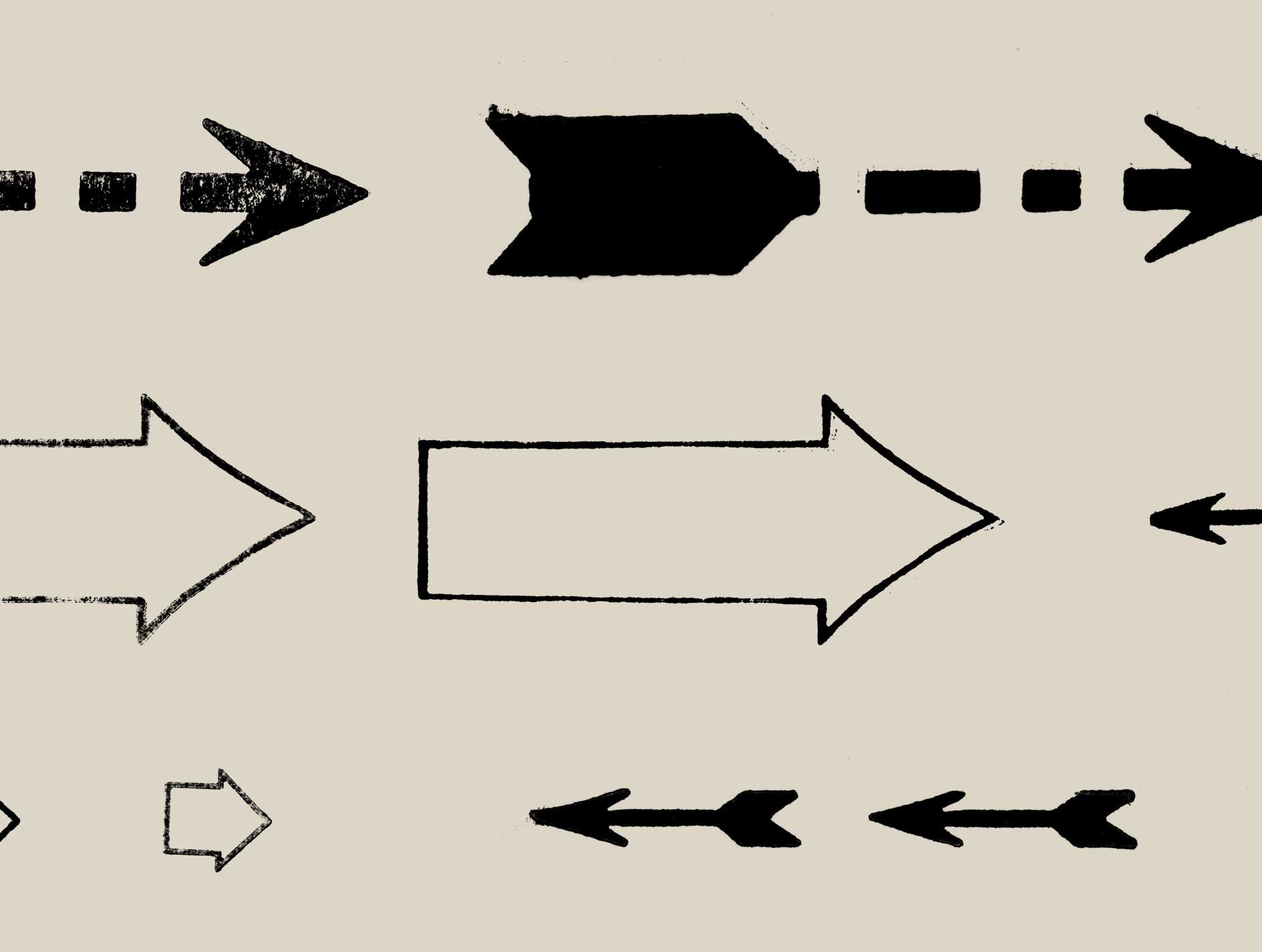 Letterpress - Arrows