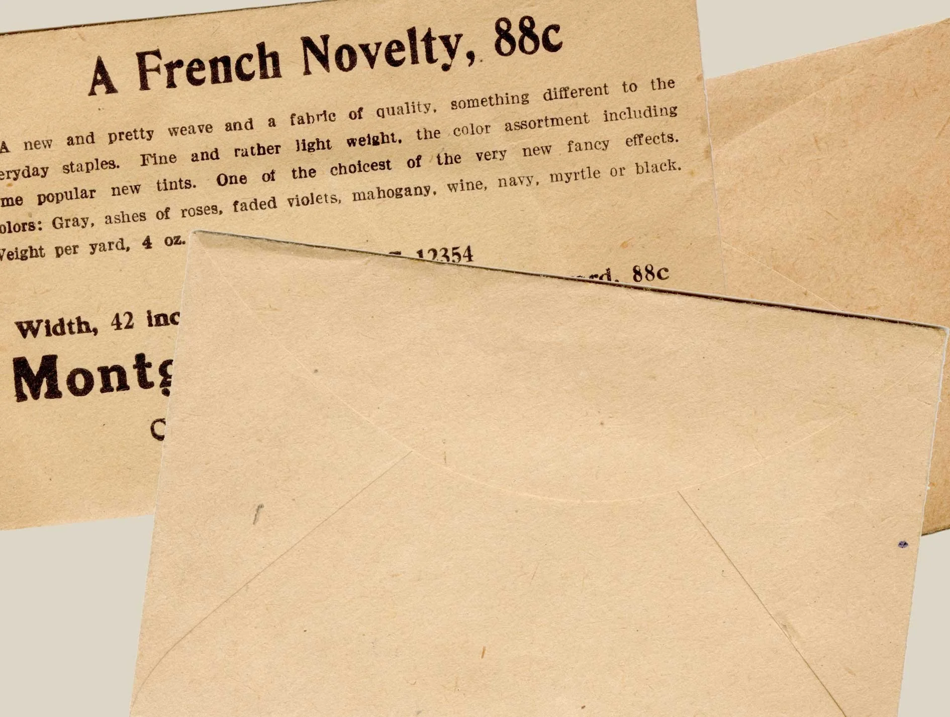 High-res scanned mini envelopes for graphic designers asset library