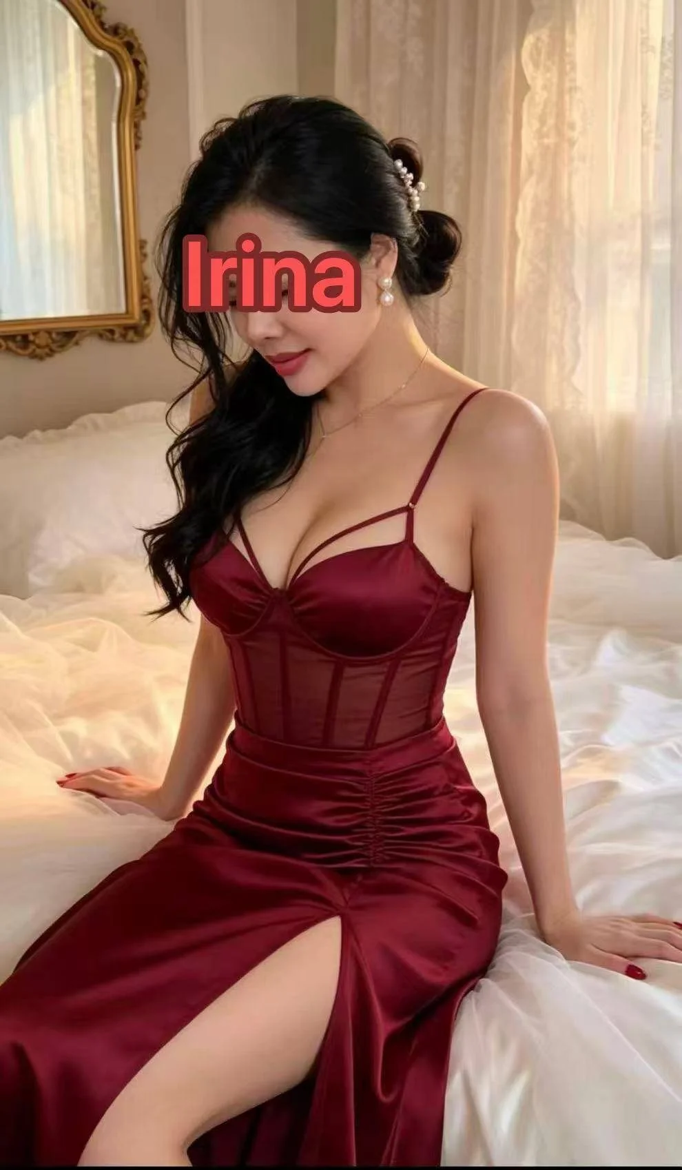 Irina - Vietnamese, 5'2, 100lbs, Natural C, GFE