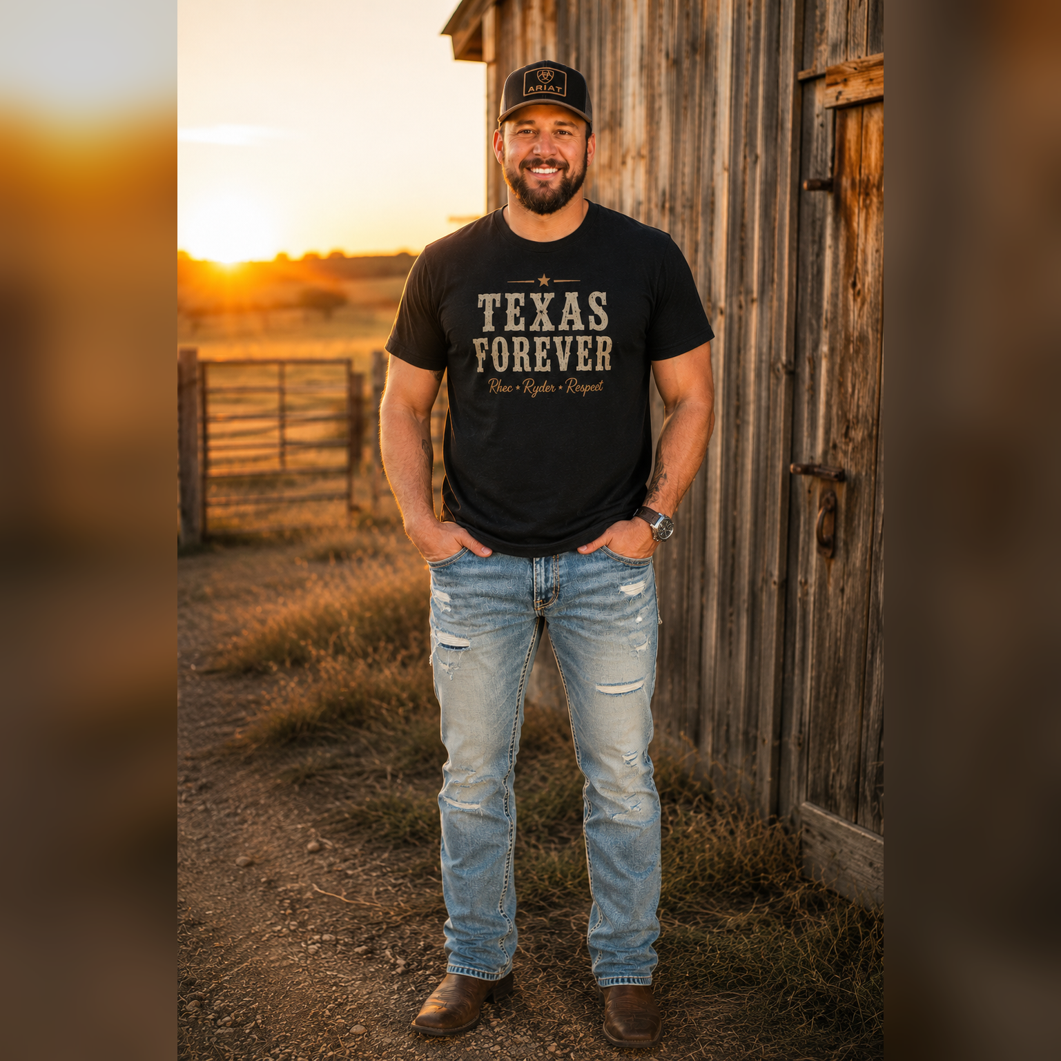 Texas Forever™ | American Apparel 2001 Premium Tee | Rhec & Ryder Collection