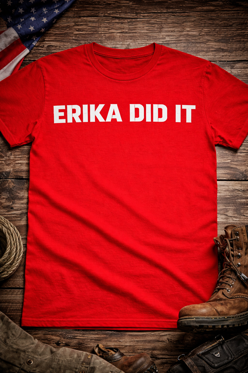 The Official Erika Did It Shirt