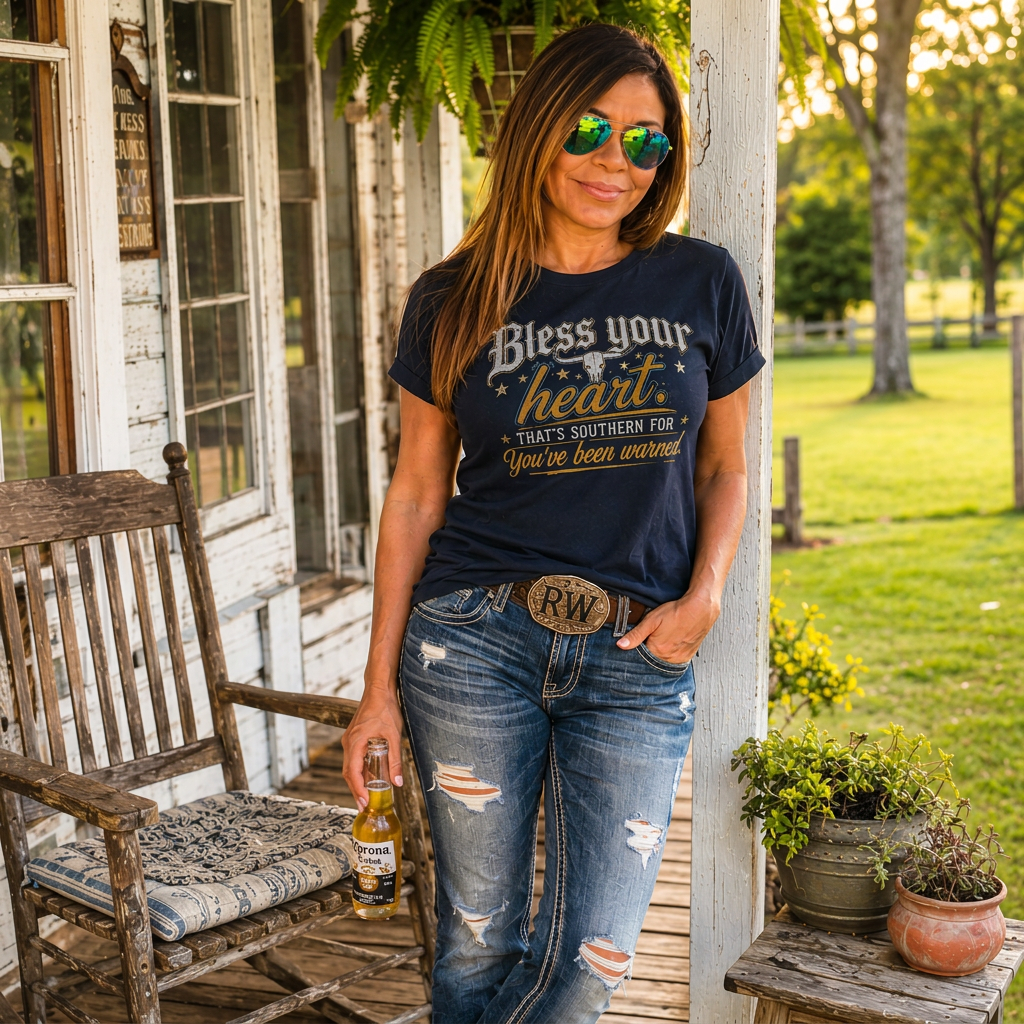 Bless Your Heart – Ryder Wear Southern Warning Tee