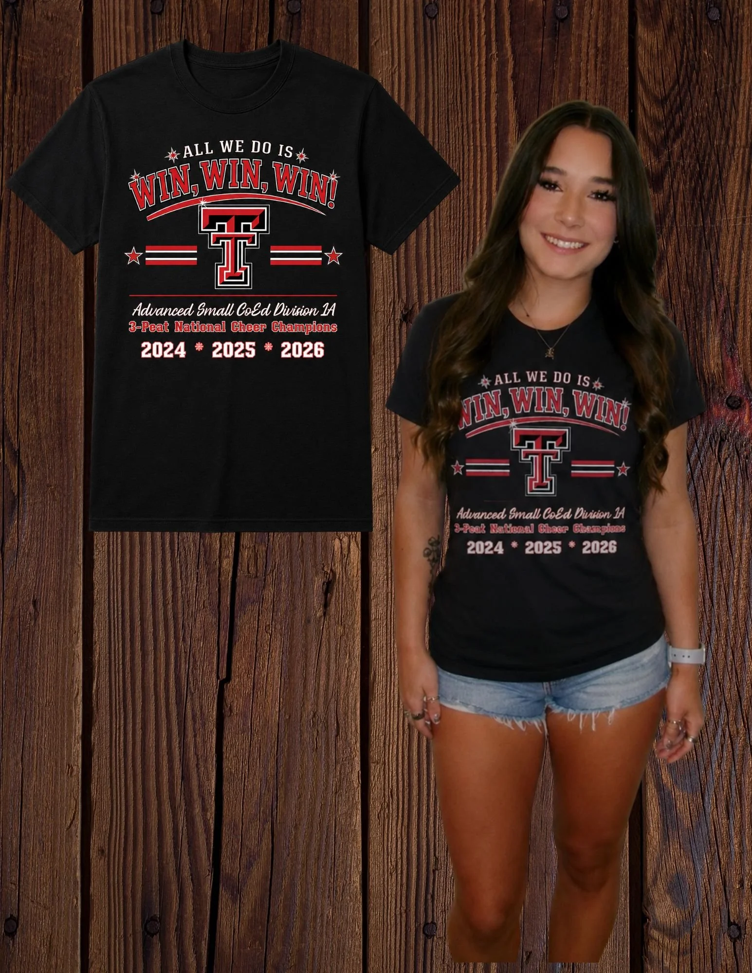 3-Peat National Champions Tee