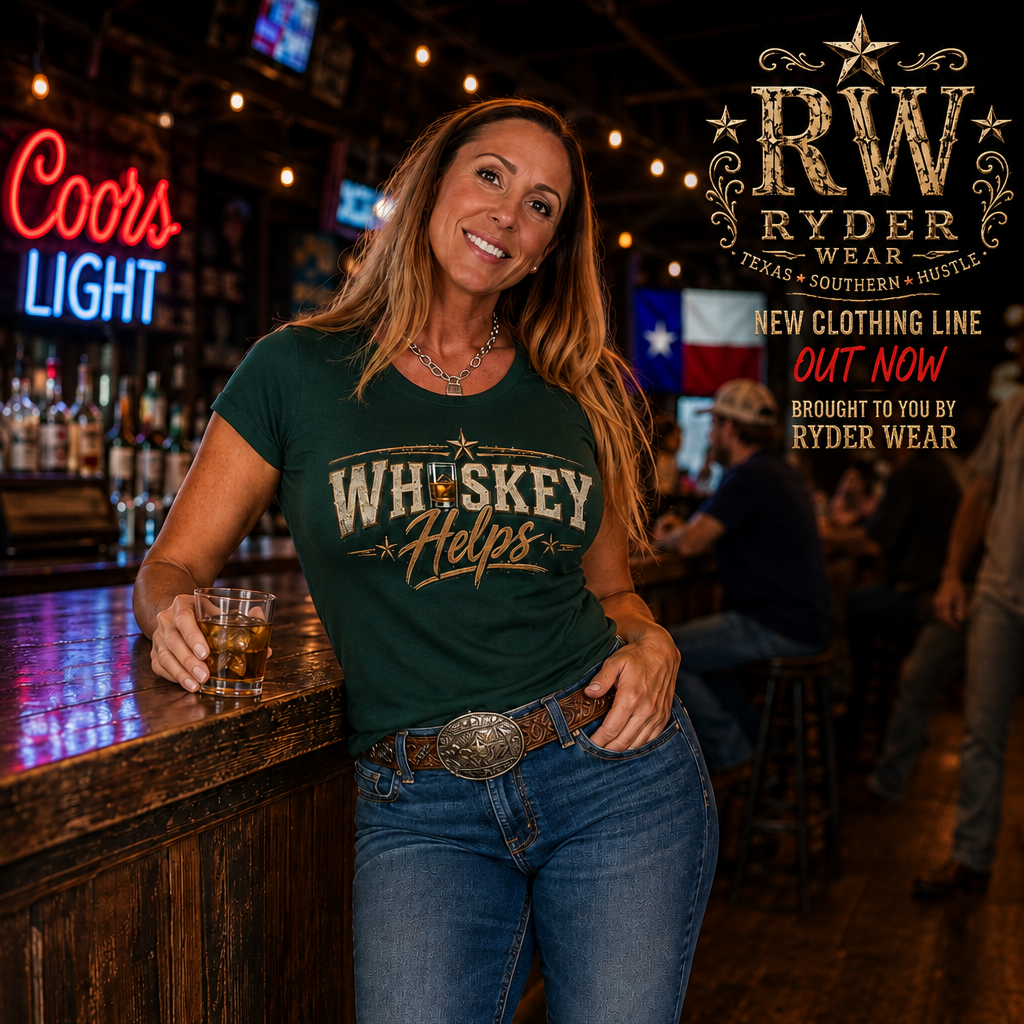 Whiskey Helps™ Western Graphic Tee | Ryder Wear
