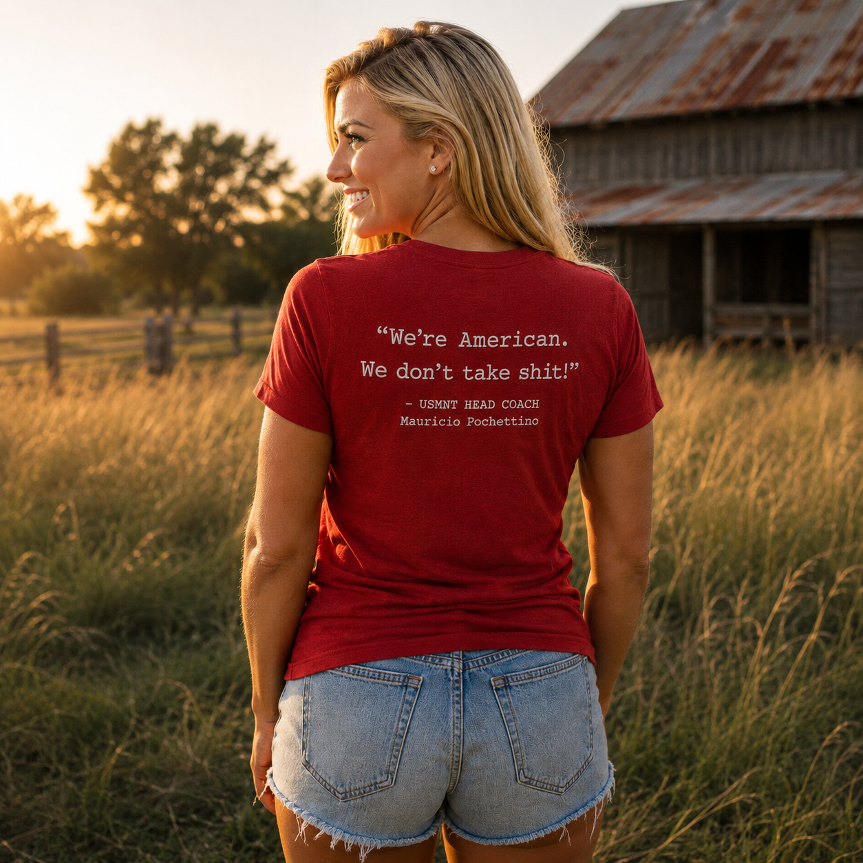 "We're American. We Don't Take Shit!"