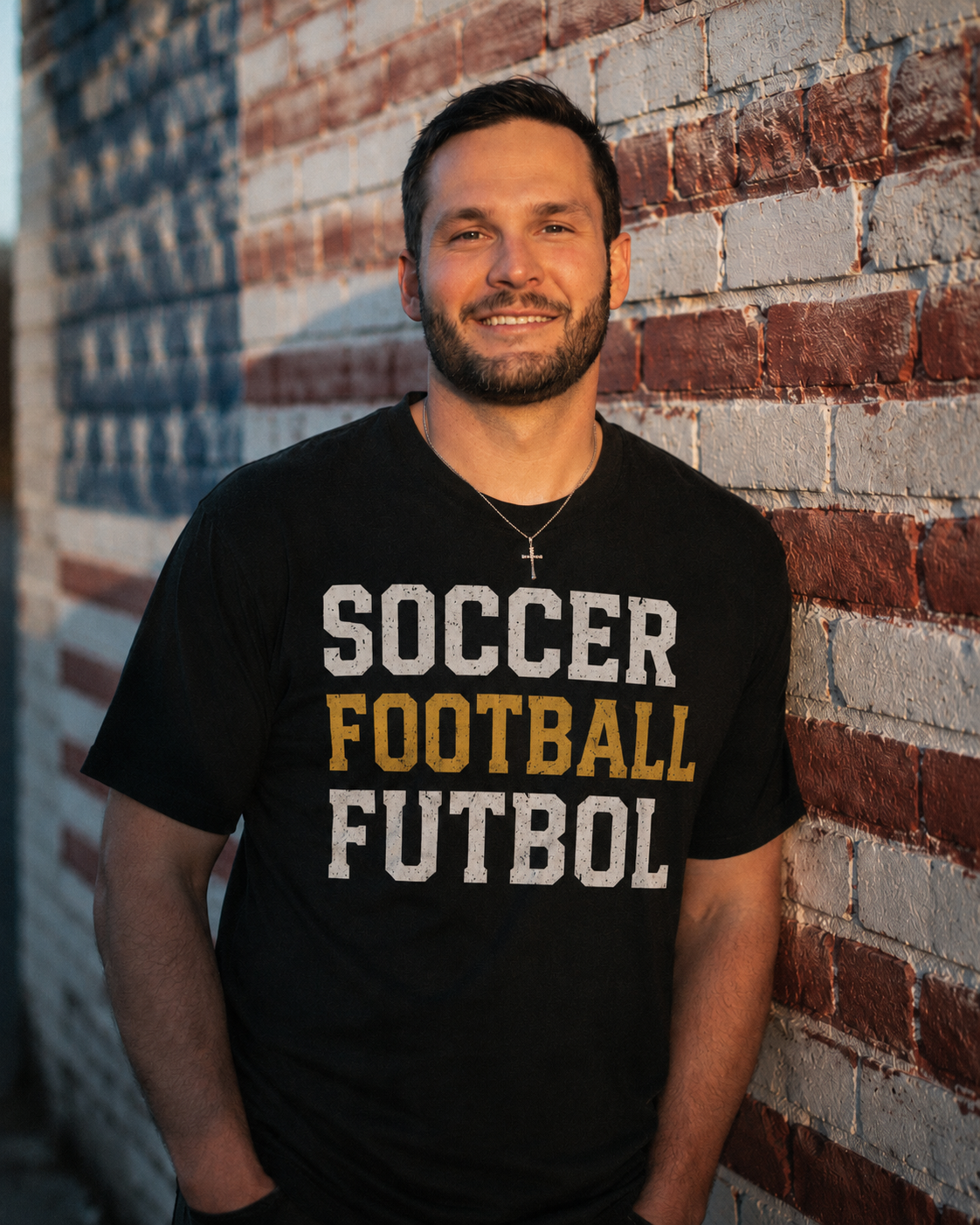 Soccer. Football. Futbol. Premium Graphic Tee