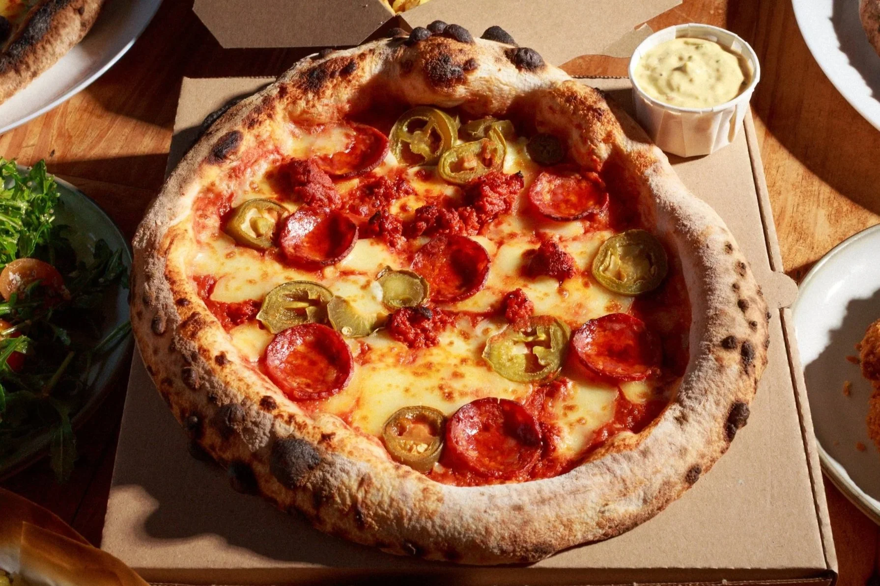 Pat's pizza Diavola pizza Newhaven