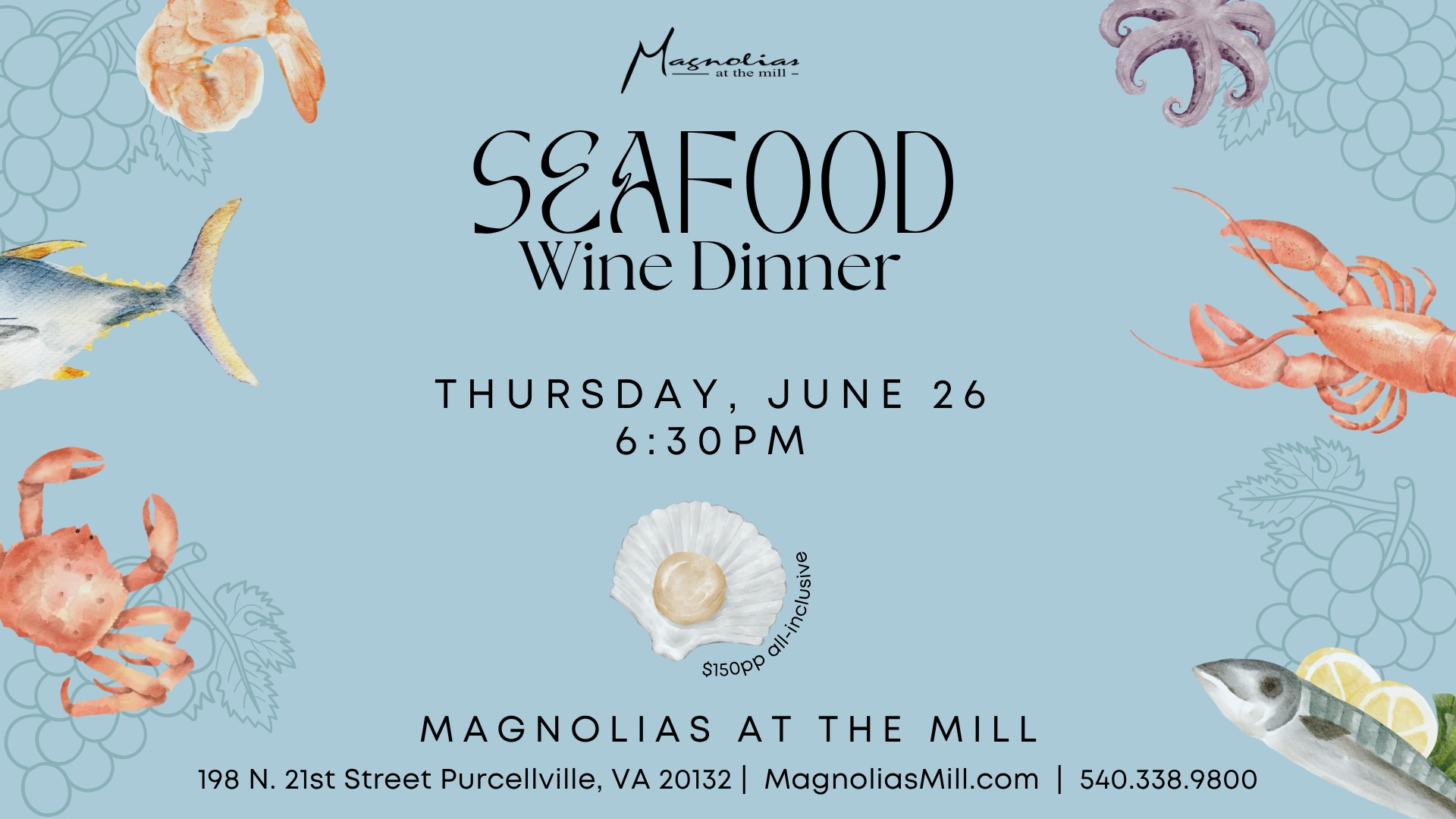 Seafood & Wine Dinner