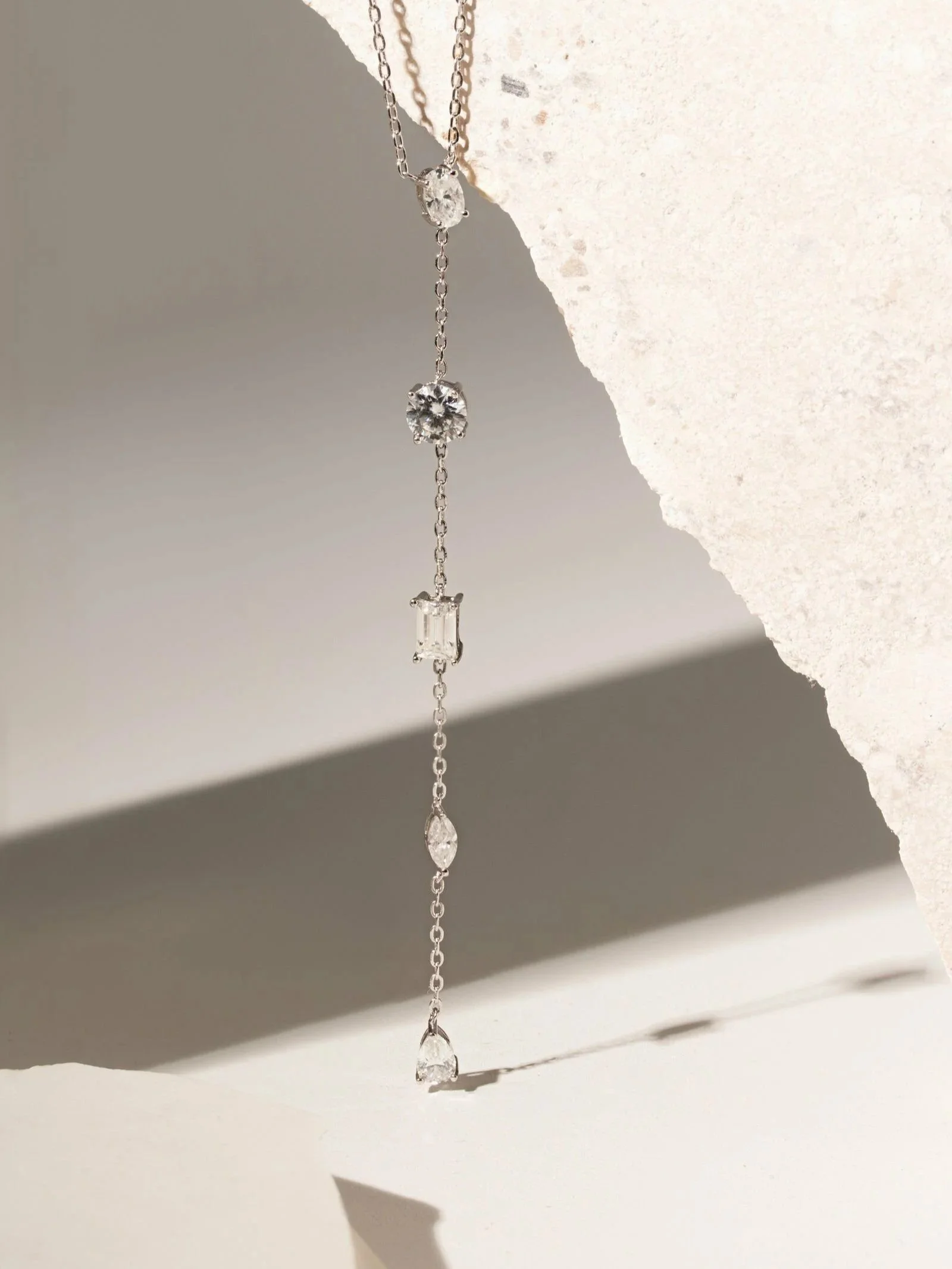 Colar Formas com Moissanites 2,9 Ct em Prata 925