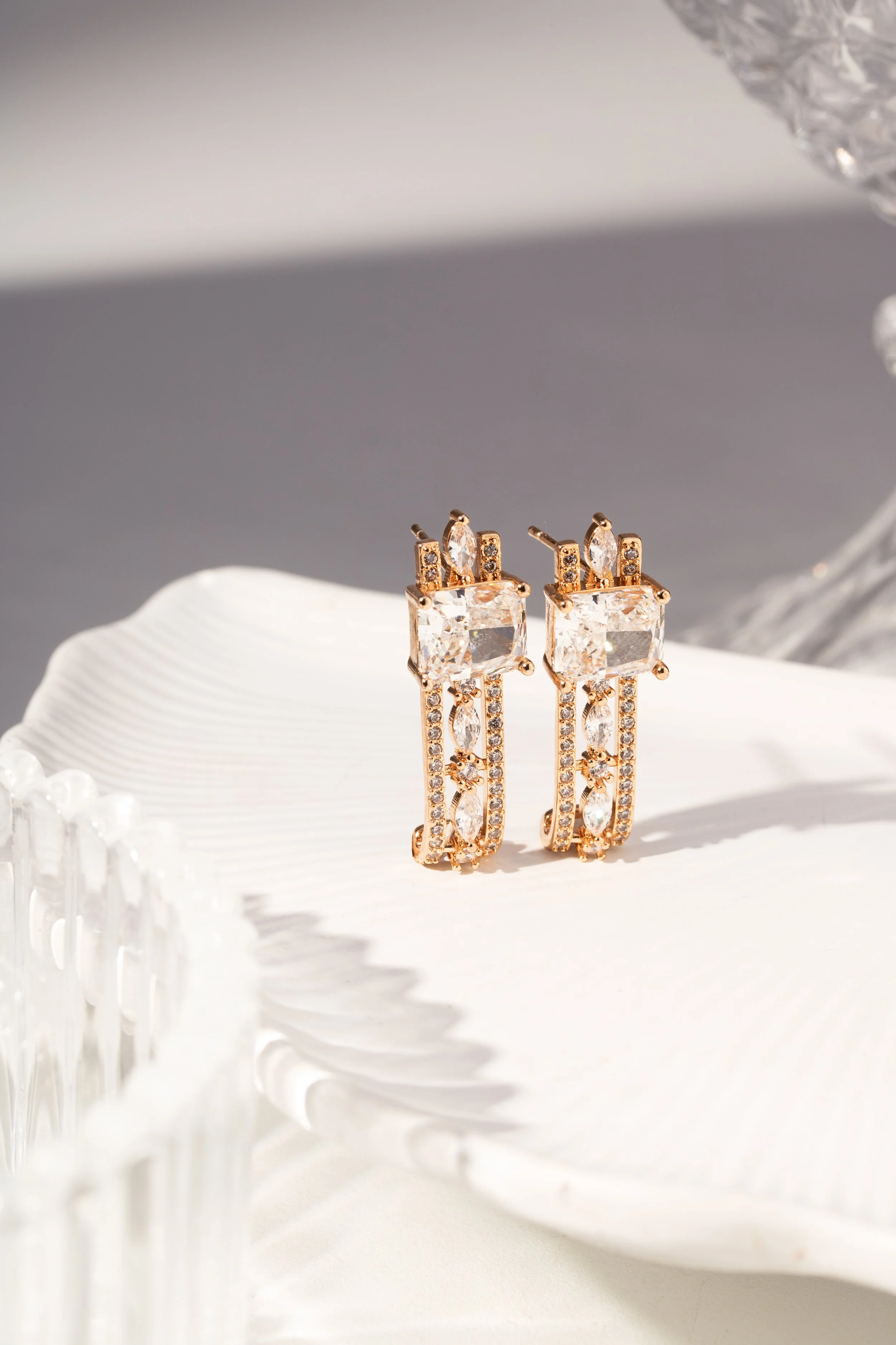 Brinco Elegance Cristal