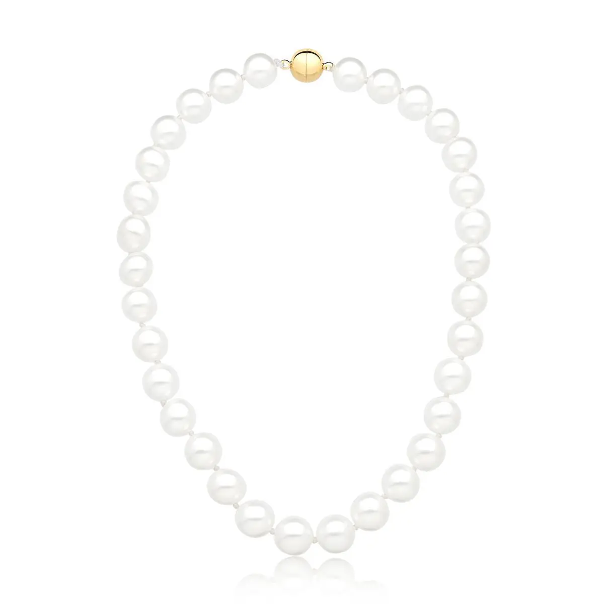 Colar com Pérolas Shell e Fecho Ímã