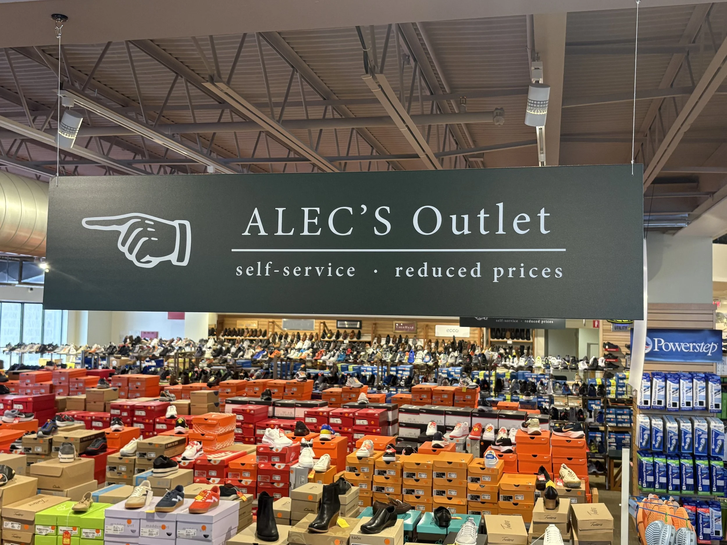 Alec's Shoes clearance section