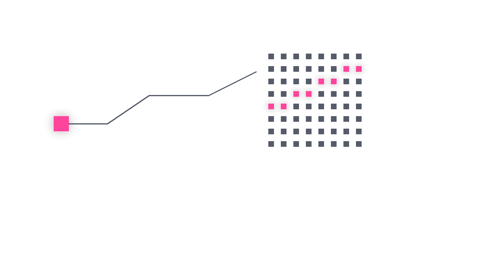 Diagram illustrating energy levels in a quantum system, showing a particle transitioning from a lower to a higher energy state and then tunneling through a barrier to a higher energy state.