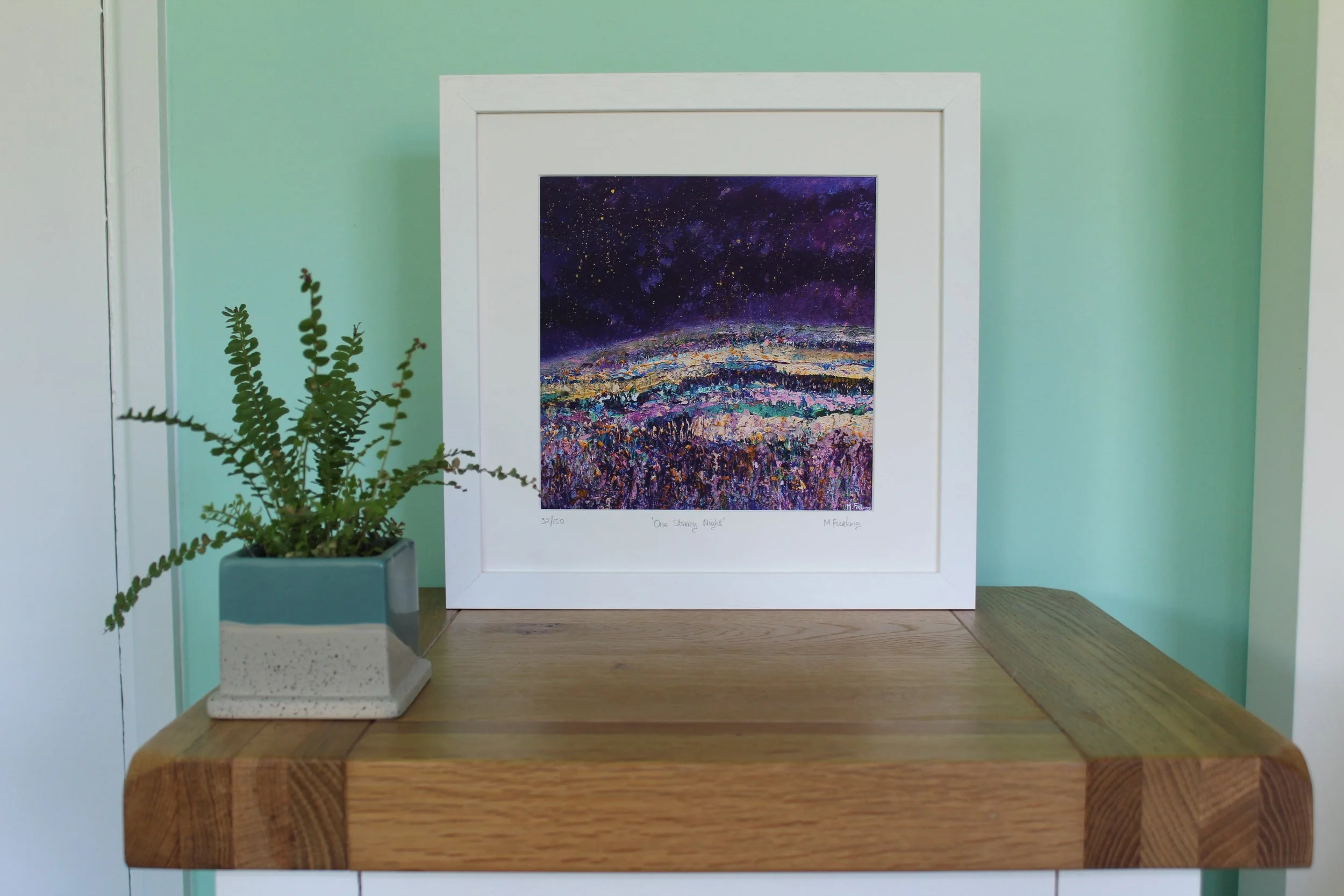 One Starry Night framed print in situ.JPG