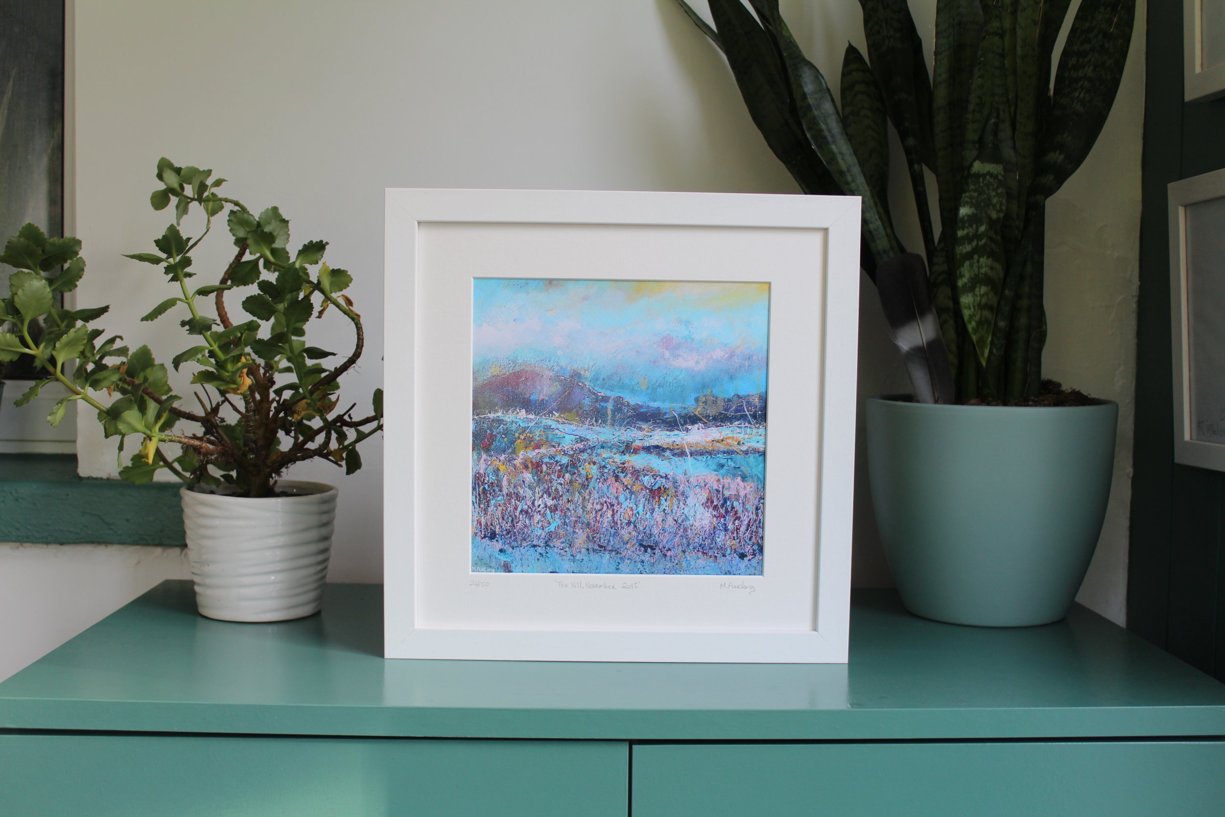 The Hill November 2015 new print framed in situ.JPG