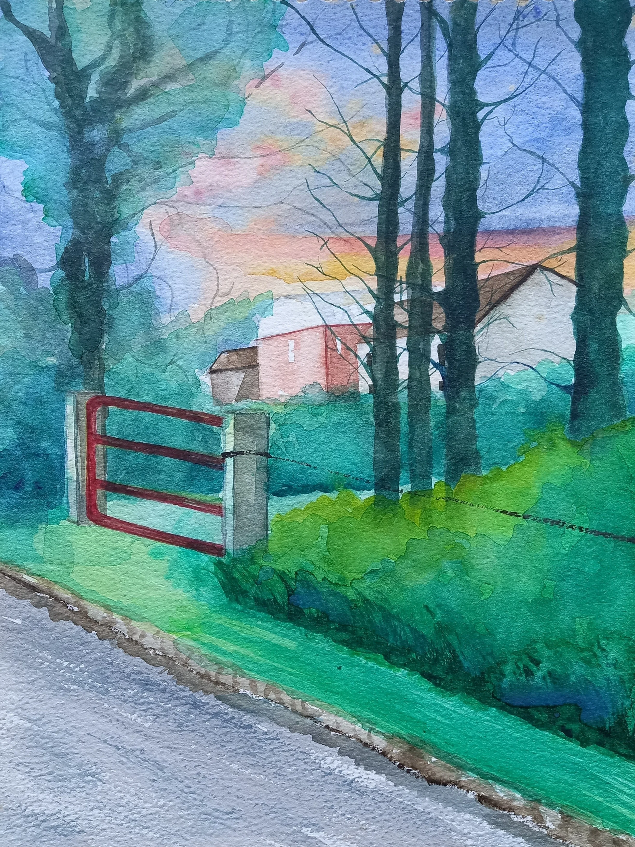 On The Way Home - watercolour on paper (H30xW23cm).jpg