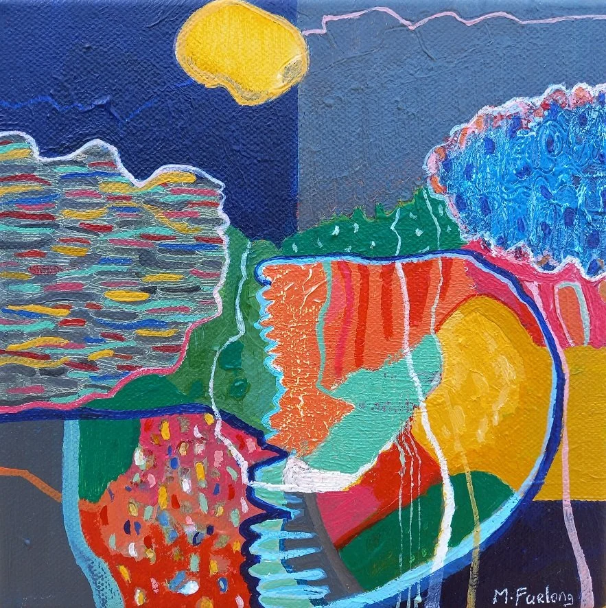 A Place Within You V - original acrylic painting on canvas (H20xW20cm)