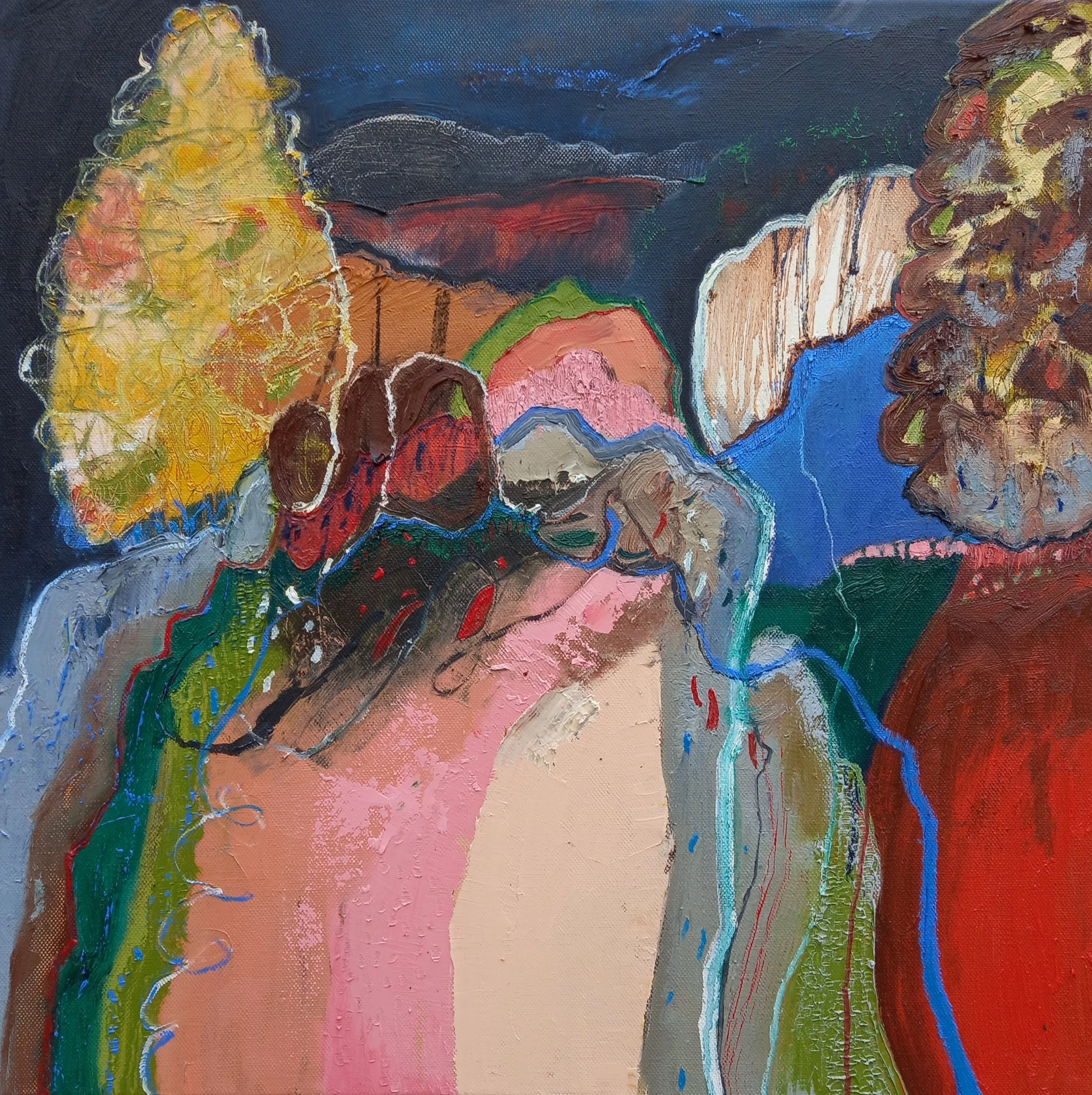 All Paths Lead Home - original oil painting on canvas (H50xW50cm)
