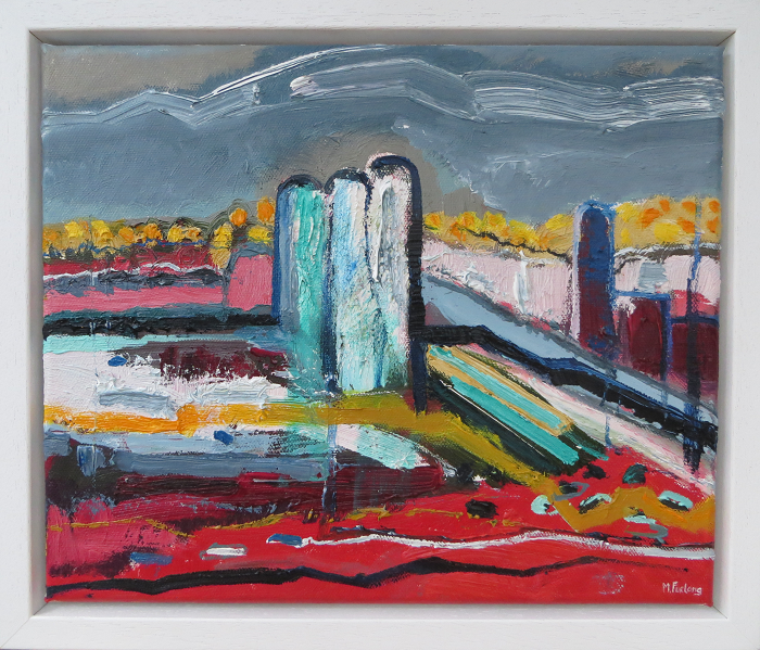 The Power Of Knowledge - original oil painting on canvas (H25xW30cm)