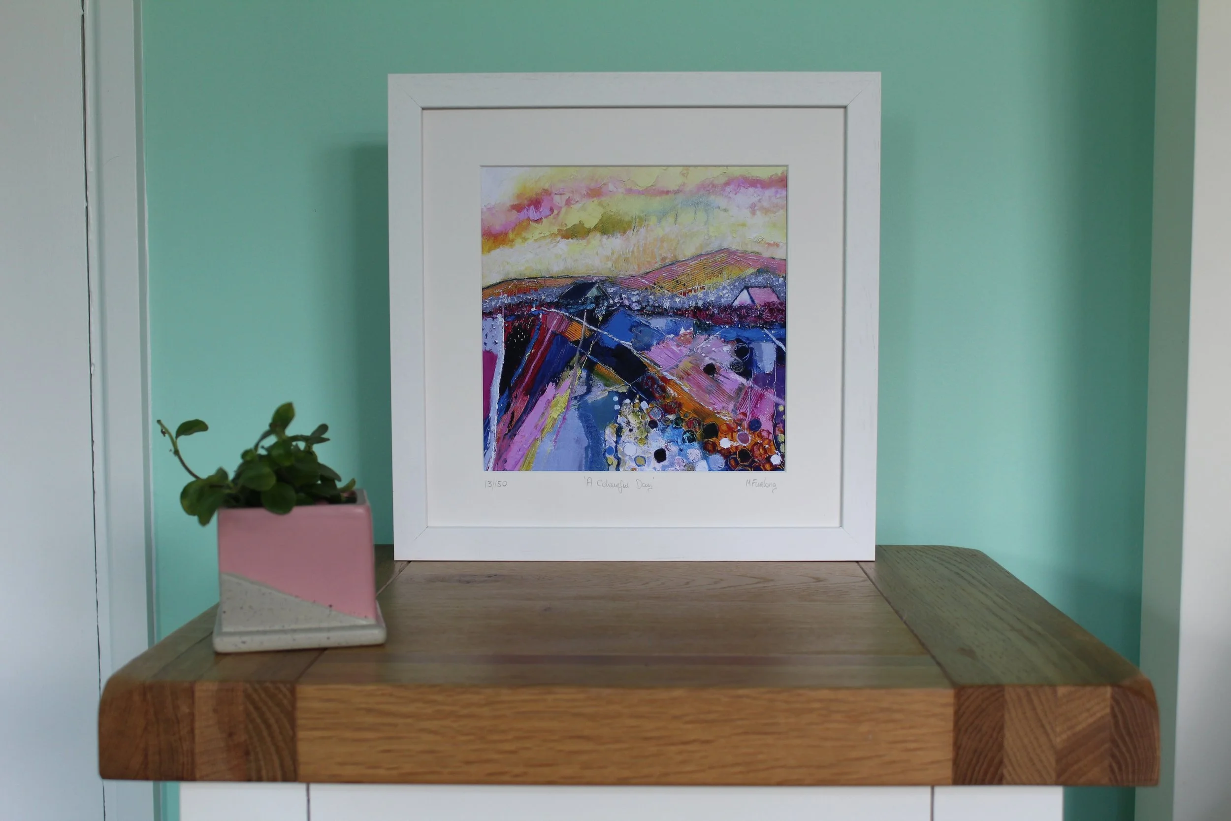 A Colourful Day framed print in situ.JPG