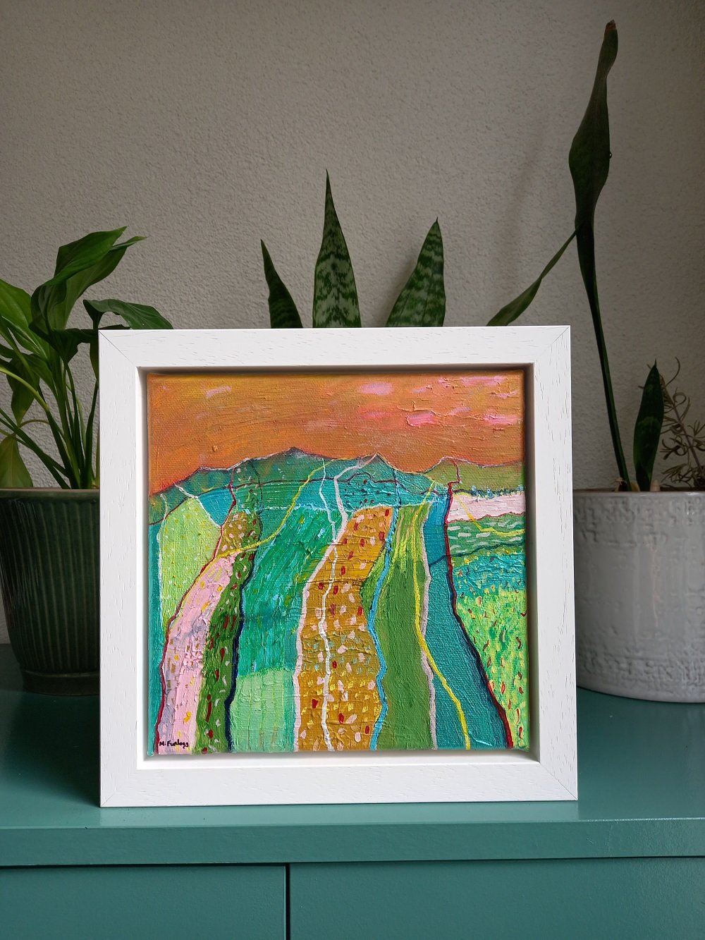 Ancient Routes - acrylic on canvas - H20xW20cm - framed.jpg