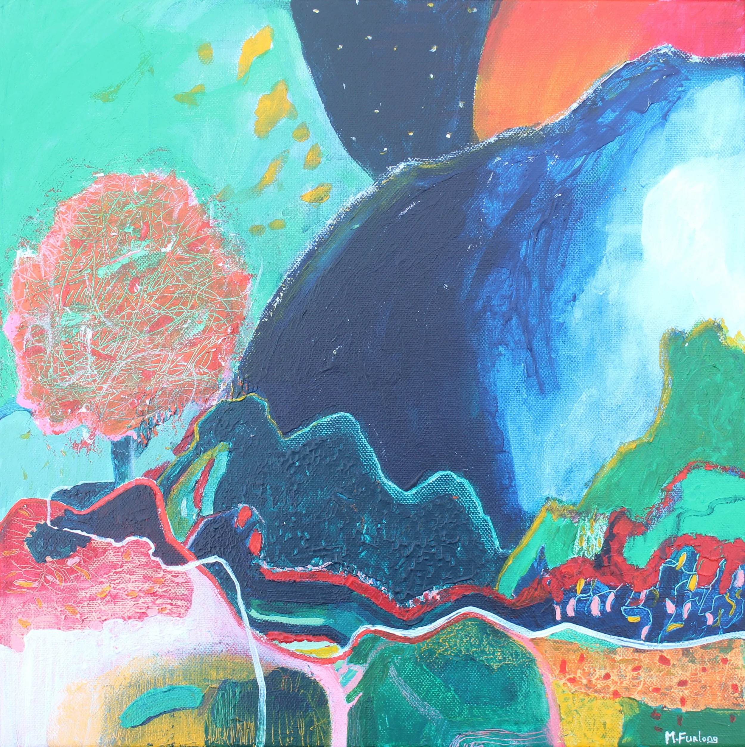 Within You - original acrylic painting on canvas (H40xW40cm)
